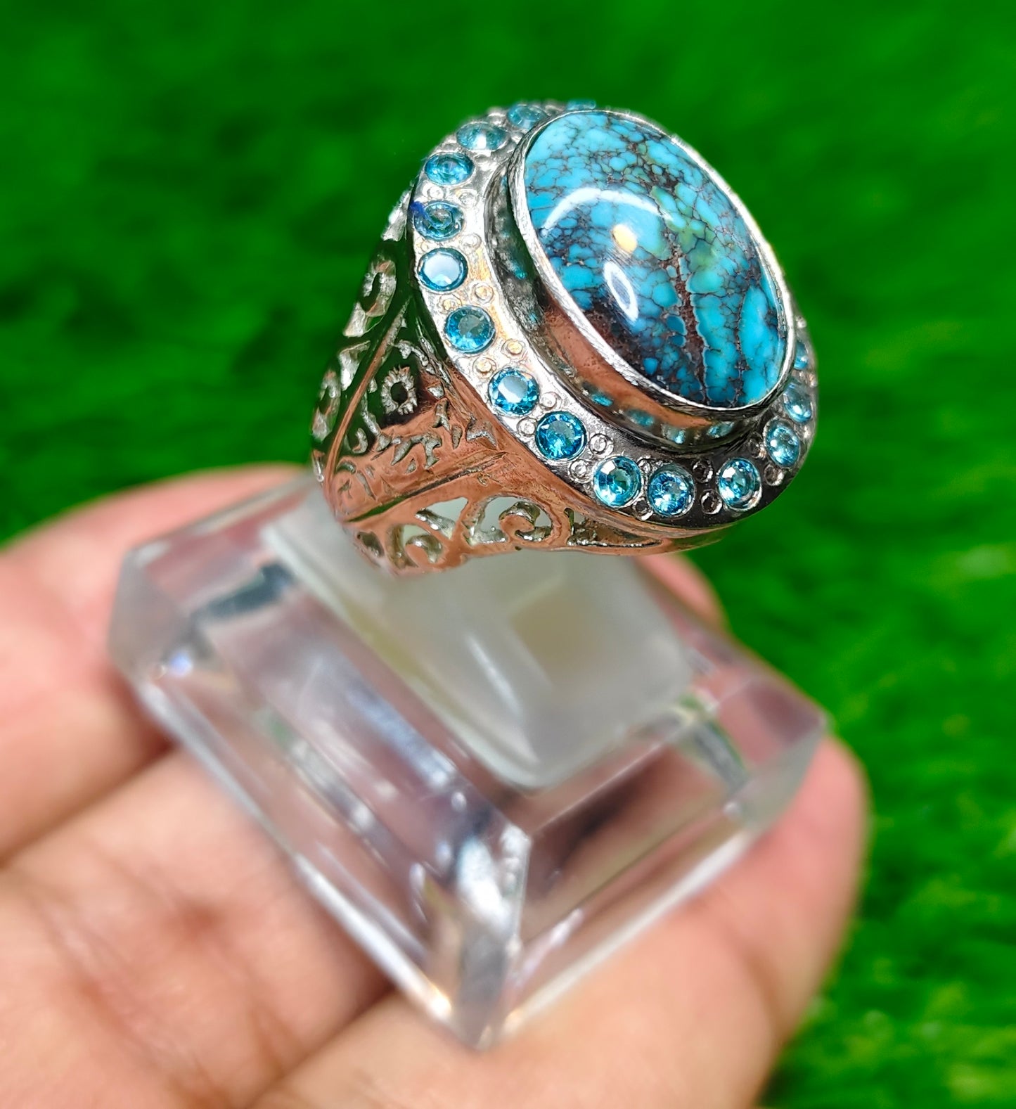 Natural Feroza Ring
