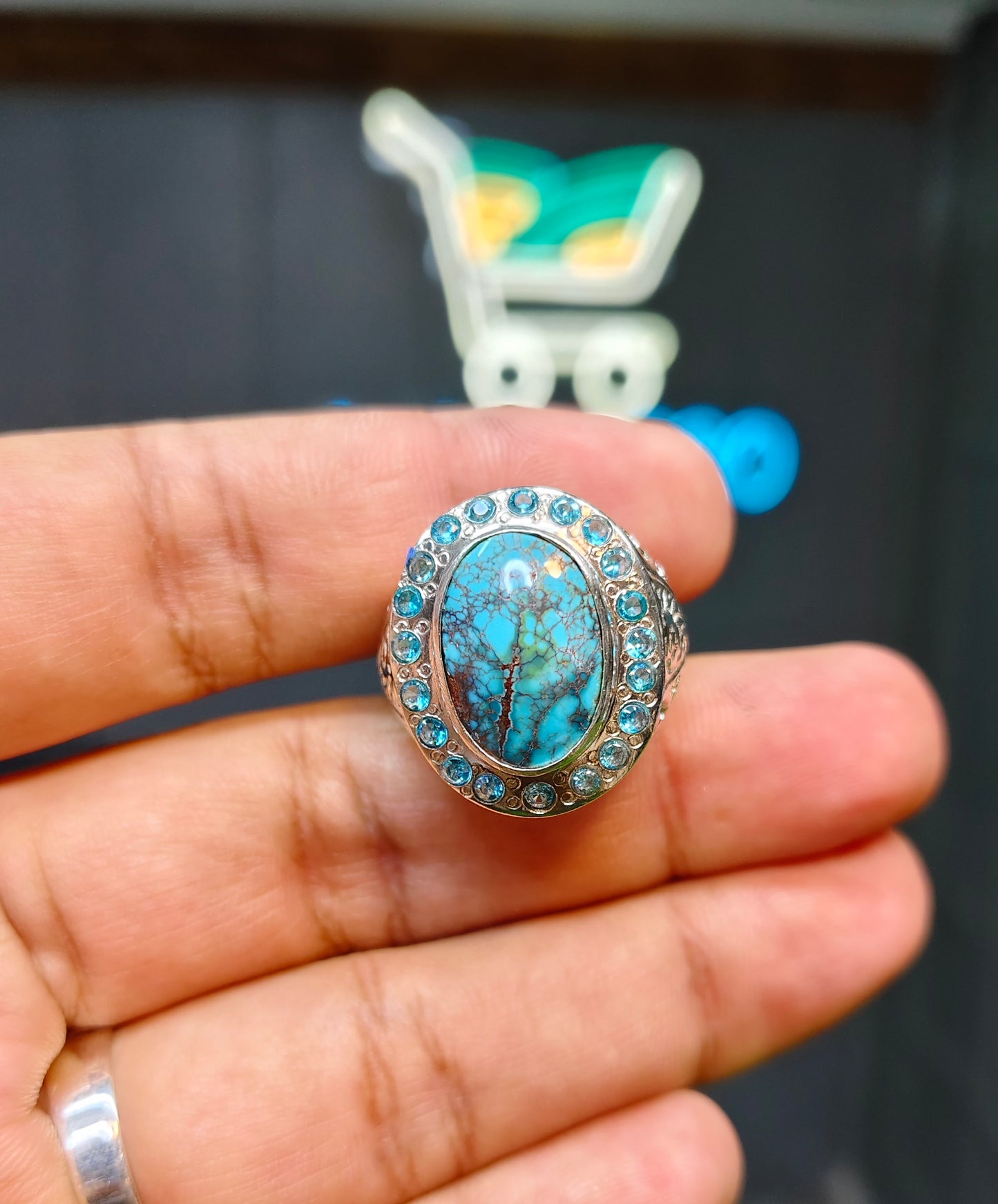 Natural Feroza Ring