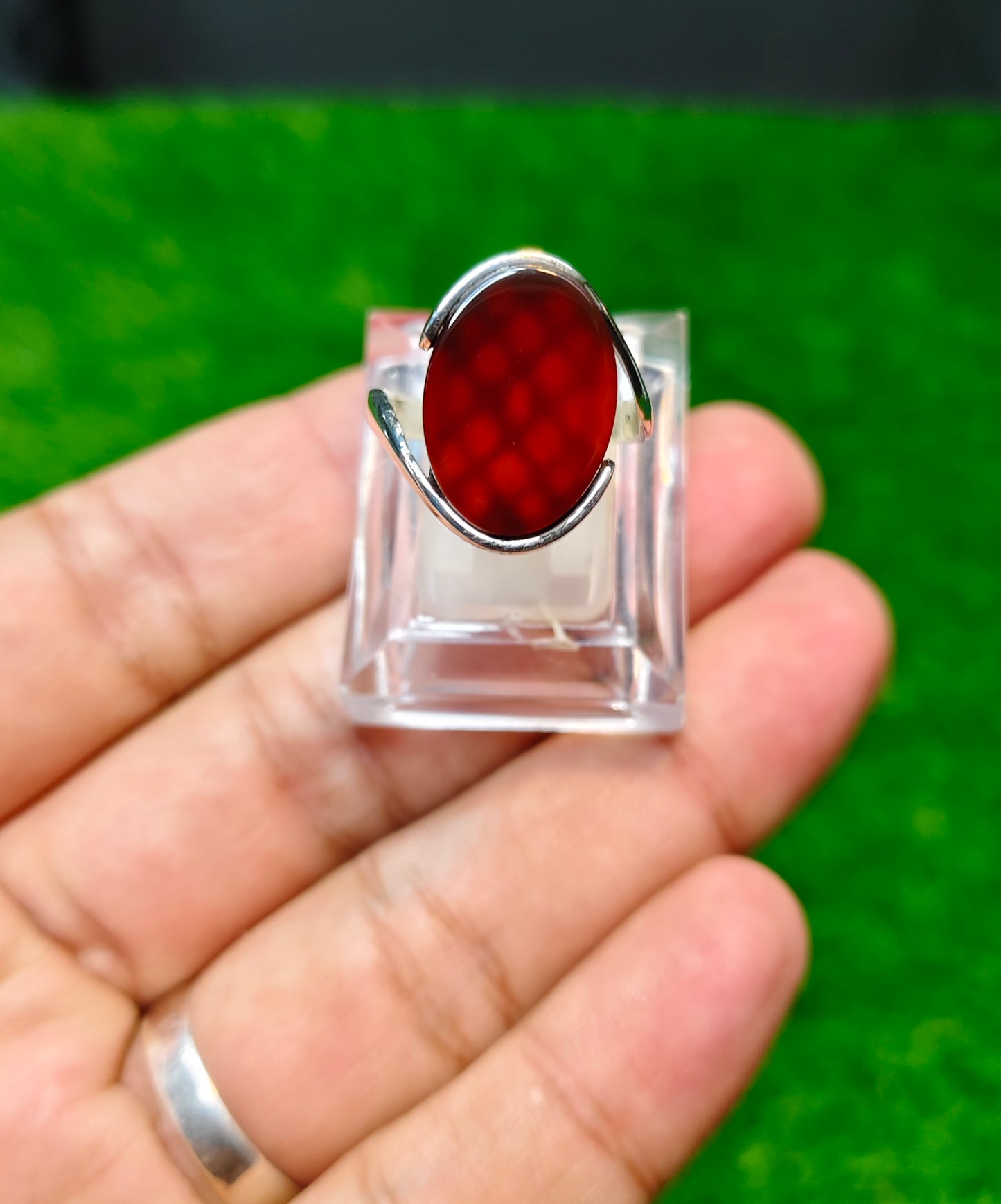 Yamni Aqeeq Ring