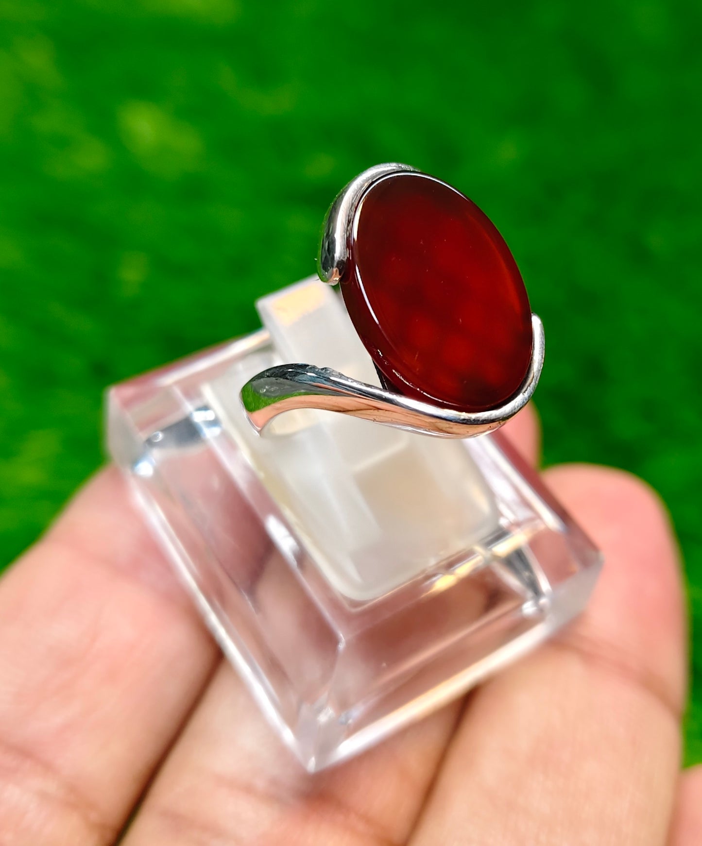 Yamni Aqeeq Ring