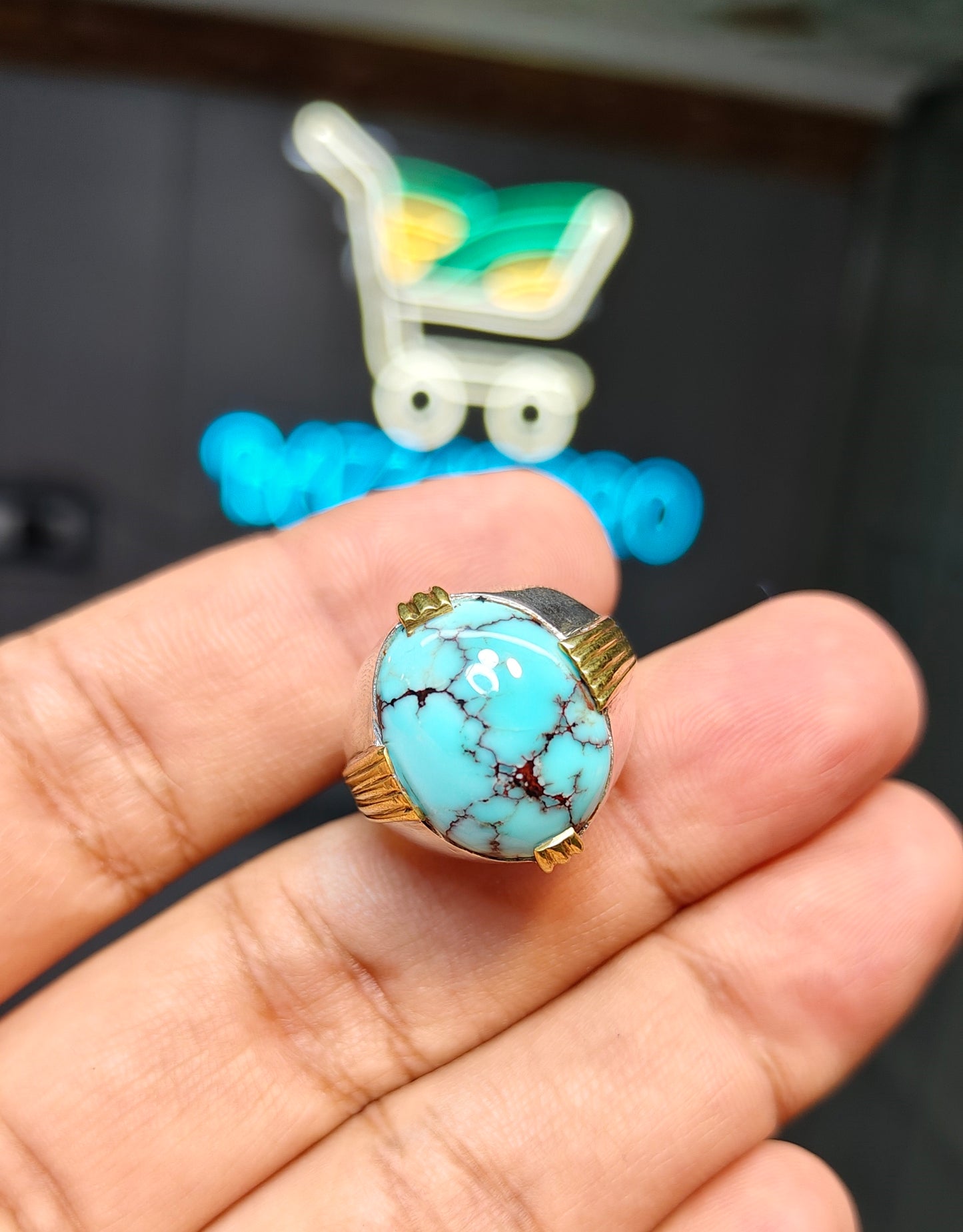 Premium Quality Feroza Ring