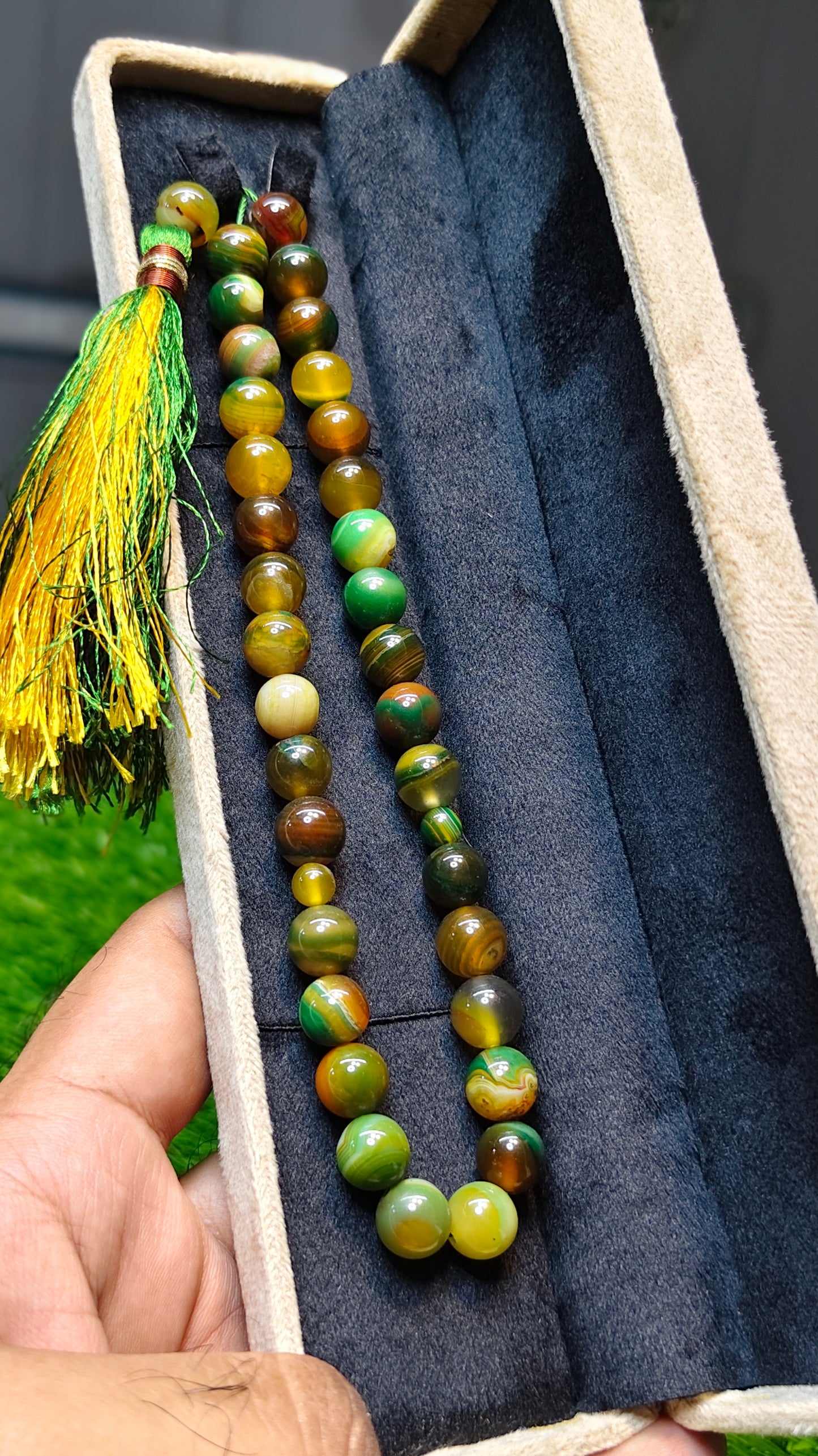 Sulamani Aqeeq Tasbeeh (Original Stone)