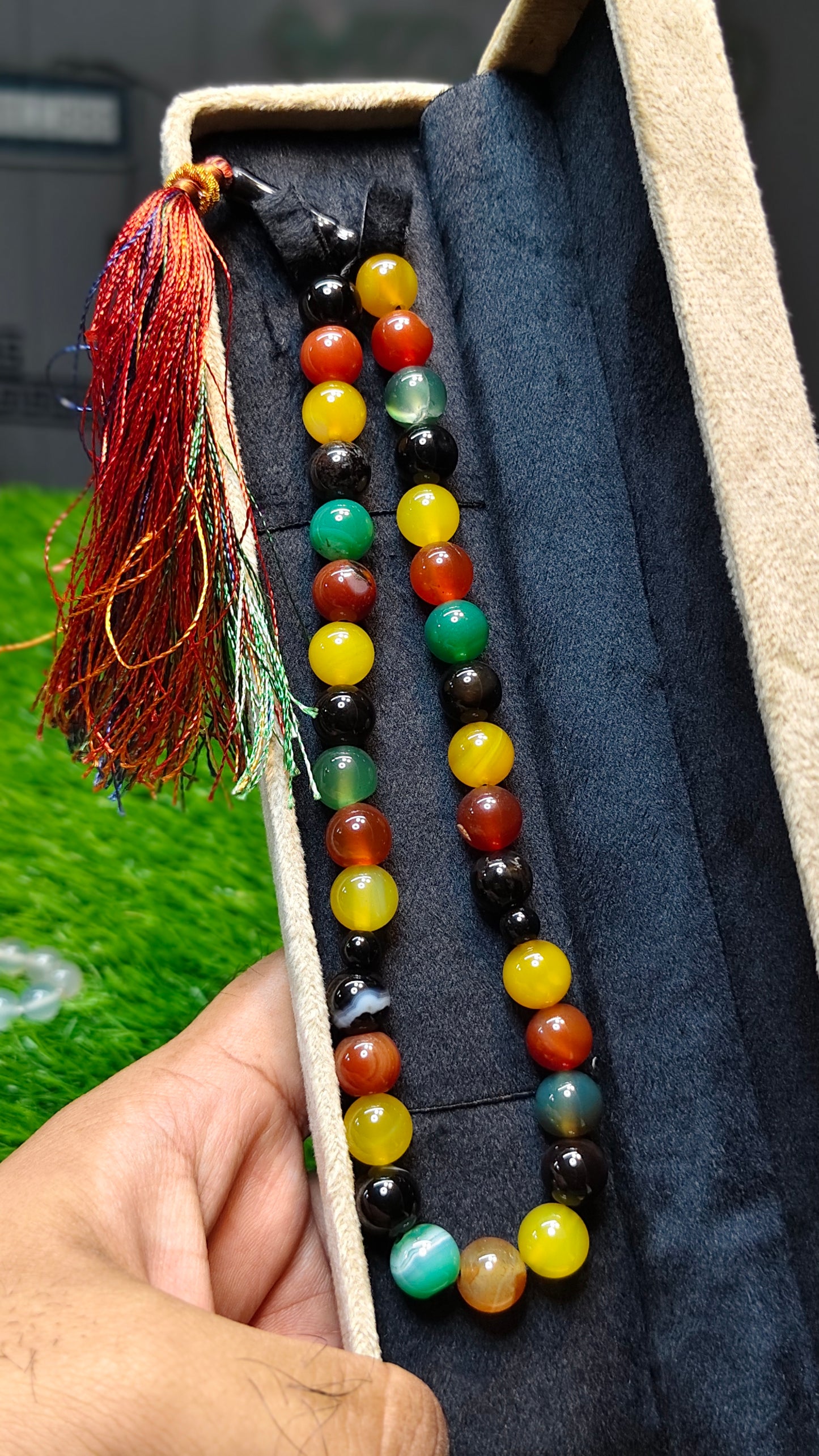 Sulemani Aqeeq Tasbeeh (Original Stone)