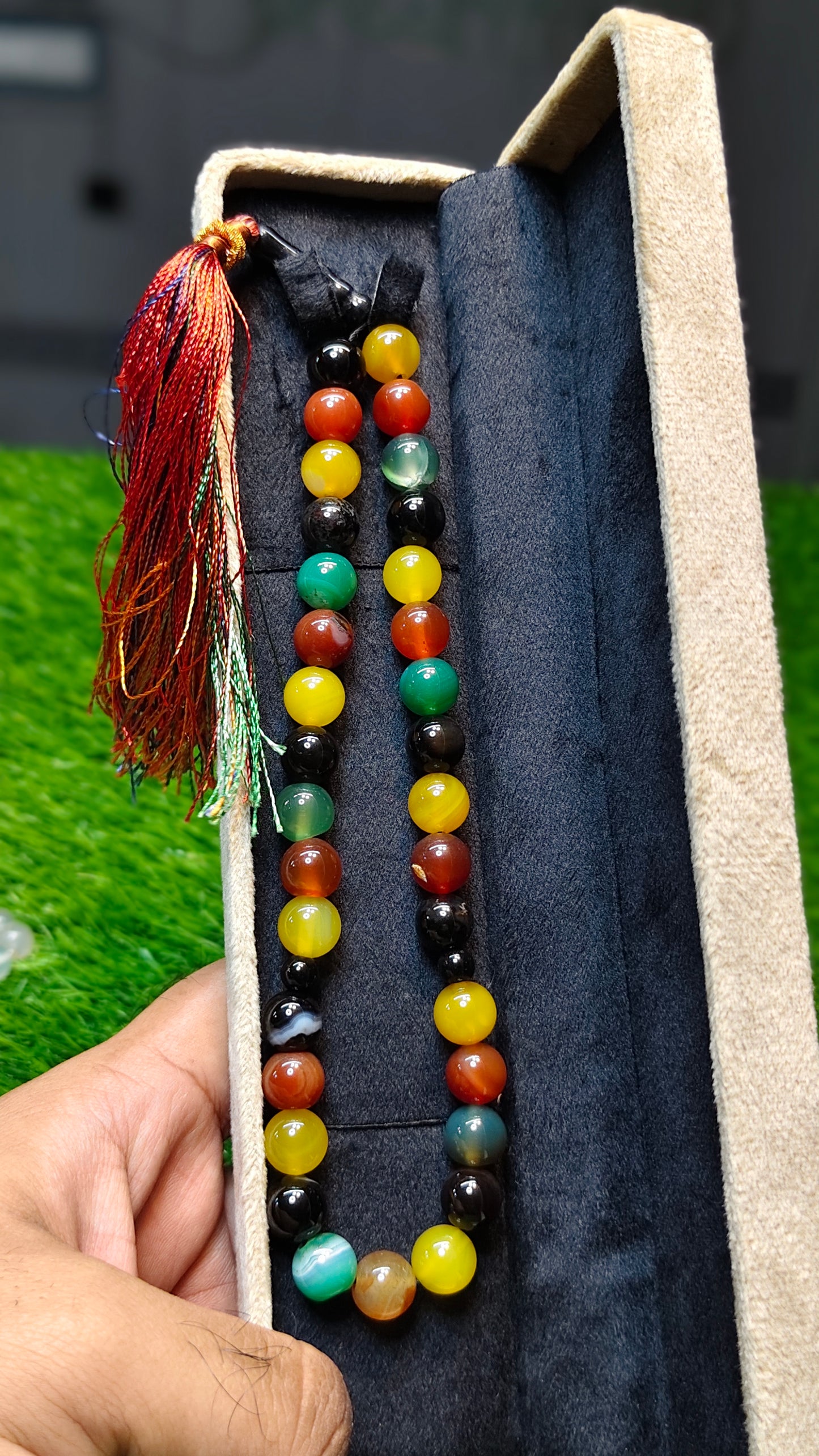 Sulemani Aqeeq Tasbeeh (Original Stone)