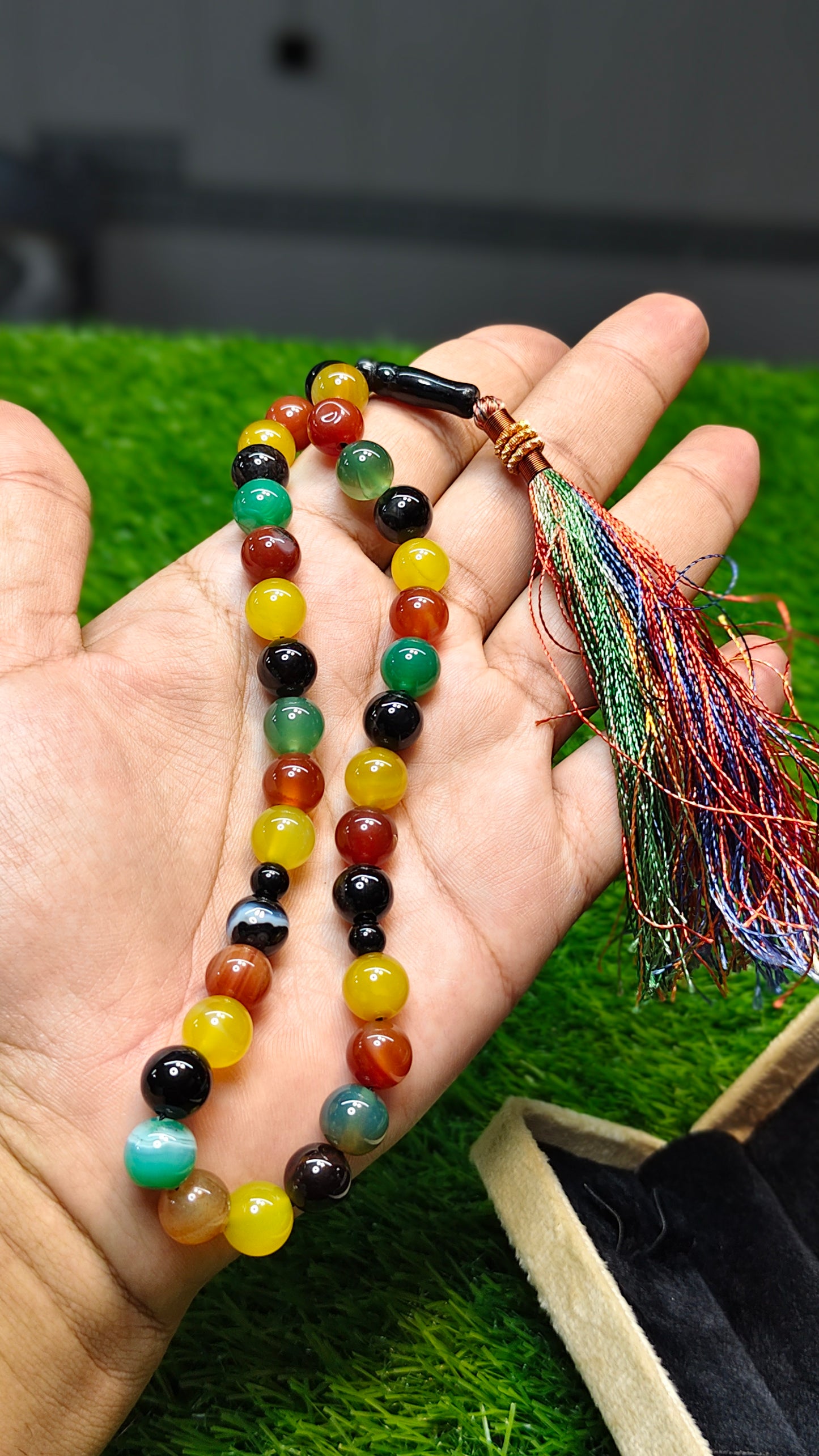 Sulemani Aqeeq Tasbeeh (Original Stone)