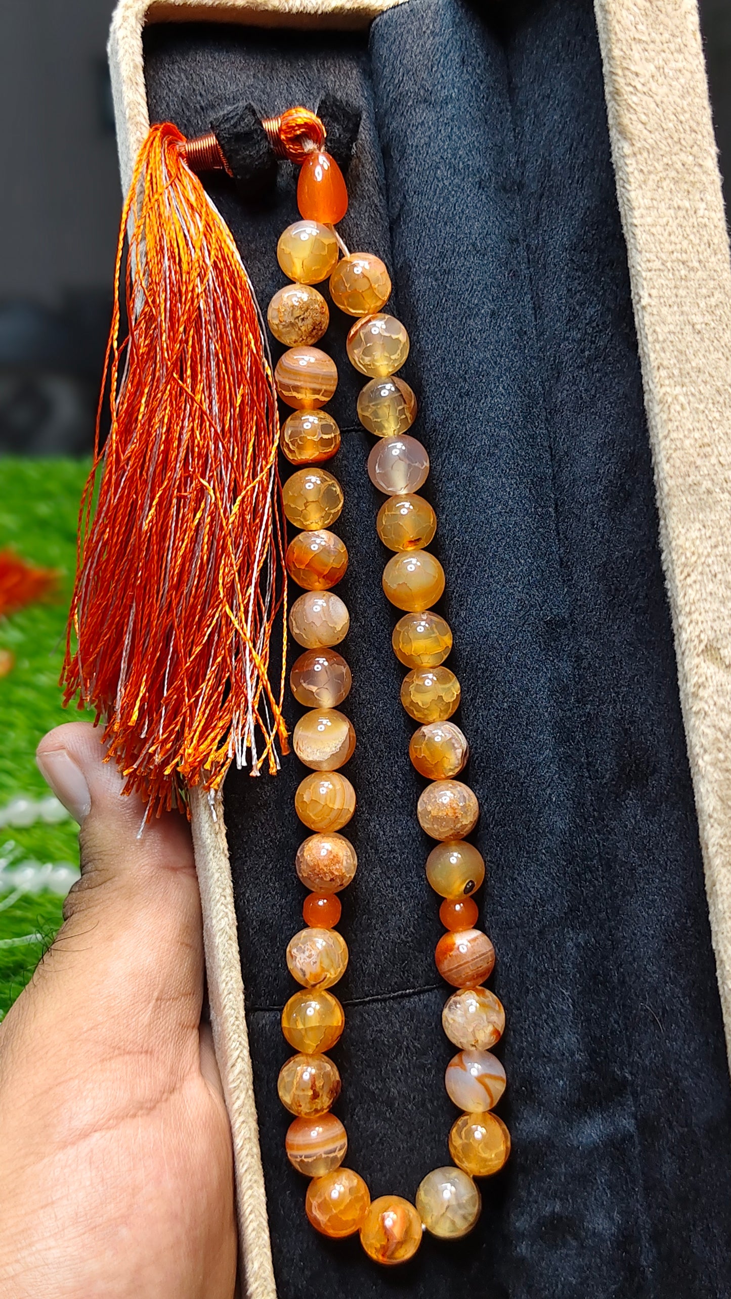 Sulamani Aqeeq Tasbeeh (Original Stone)