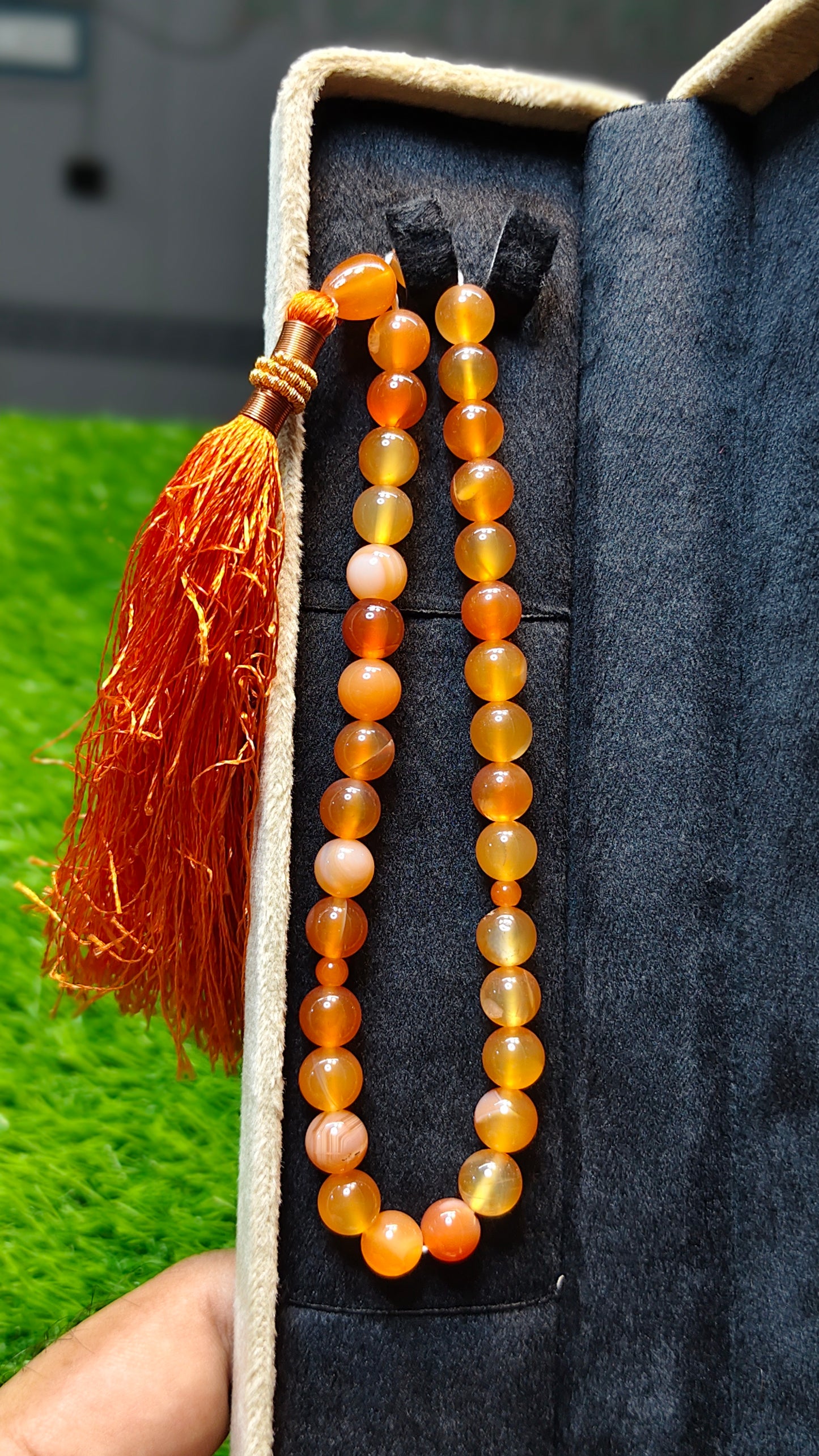 Sulemani Aqeeq Tasbeeh (Original Stone)