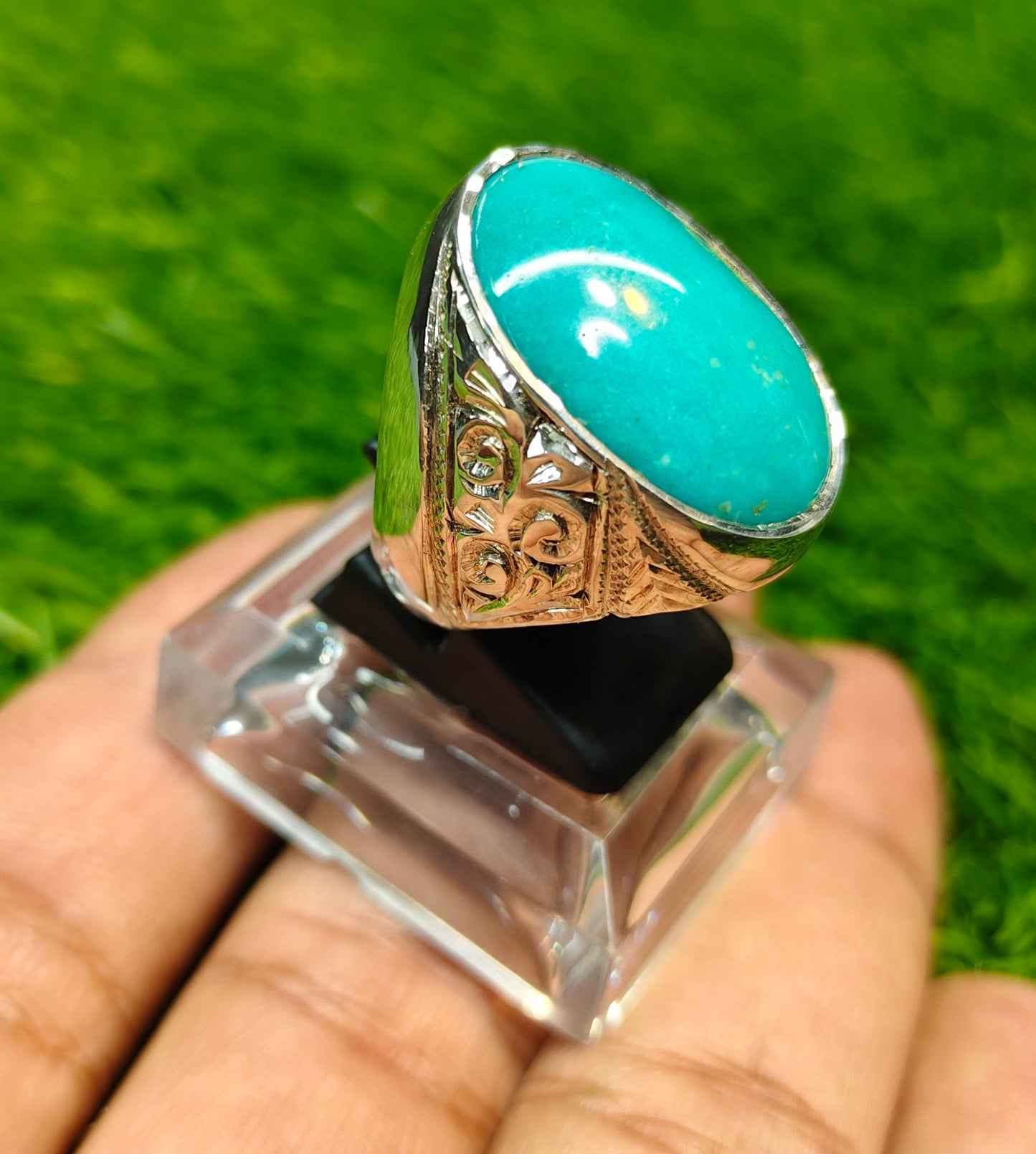 Premium Quality Irani Feroza Ring