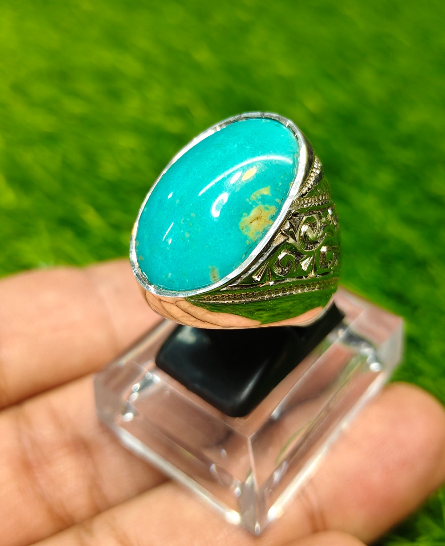 Premium Quality Irani Feroza Ring