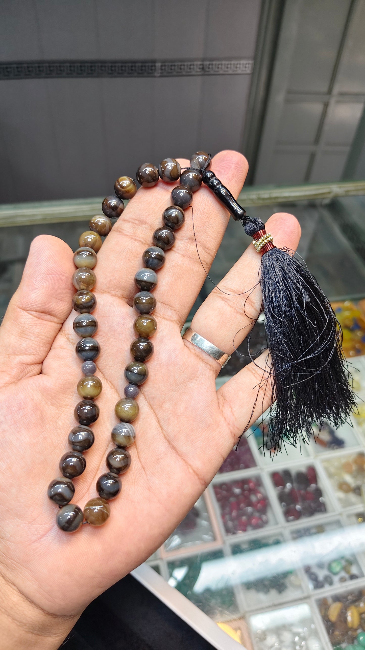 Sulemani Aqeeq Tasbeeh (Original Stone)