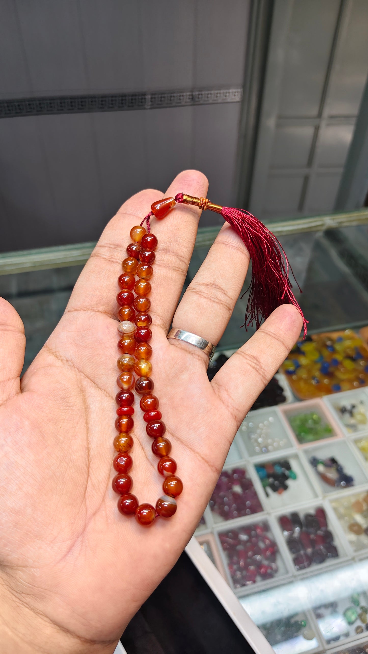 Sulemani Aqeeq Tasbeeh (Original Stone)