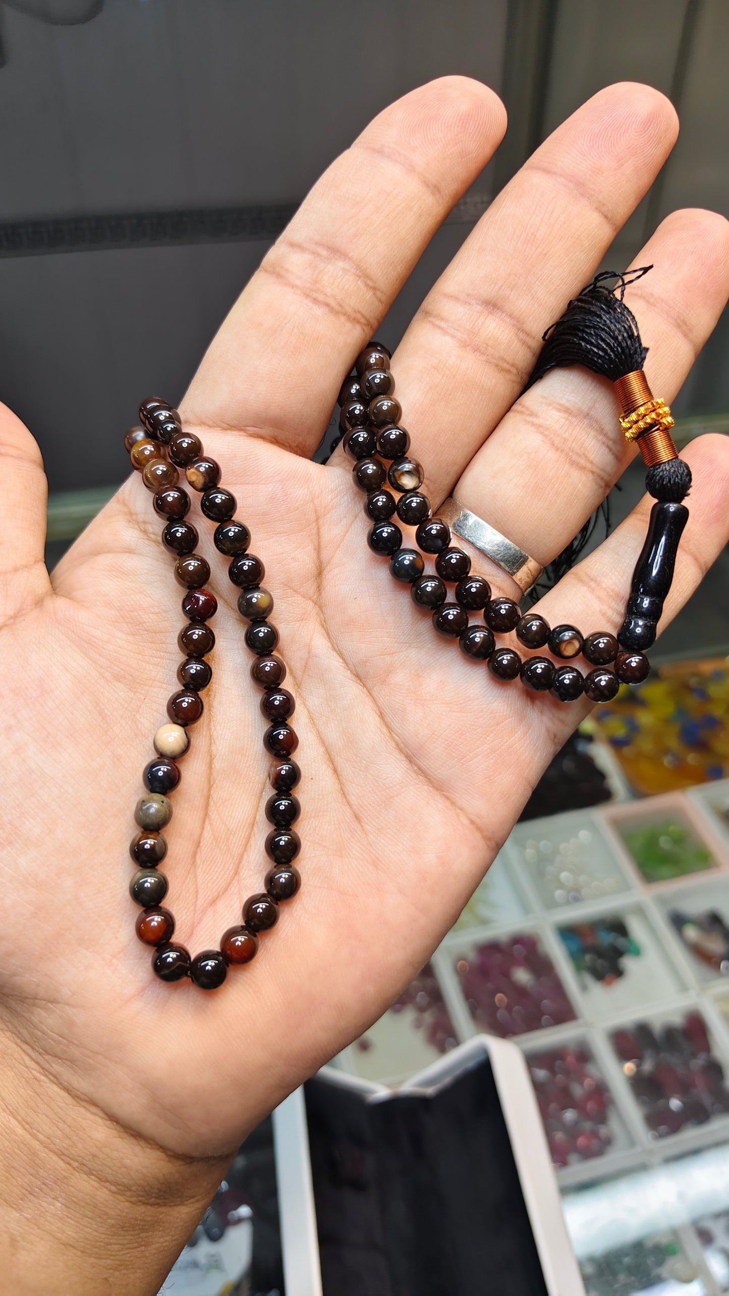 Sulemani Aqeeq Tasbeeh (Original Stone)