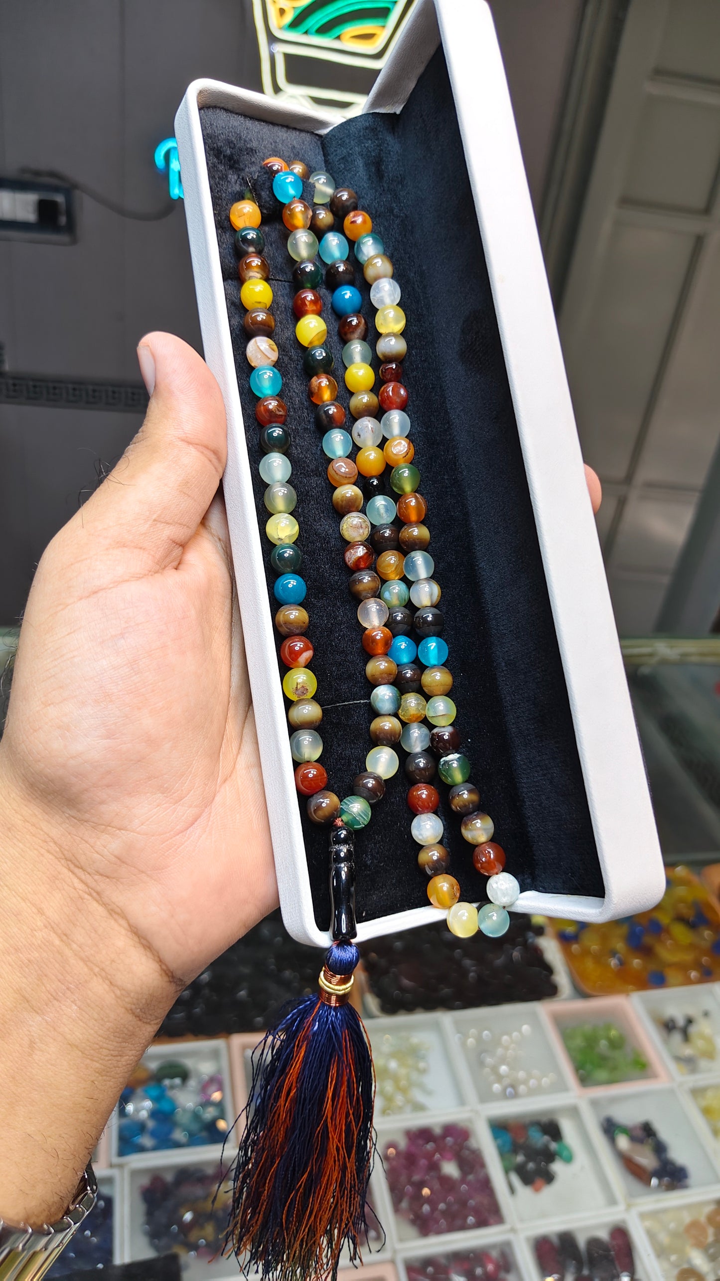 Sulemani Aqeeq Tasbeeh (Original Stone)