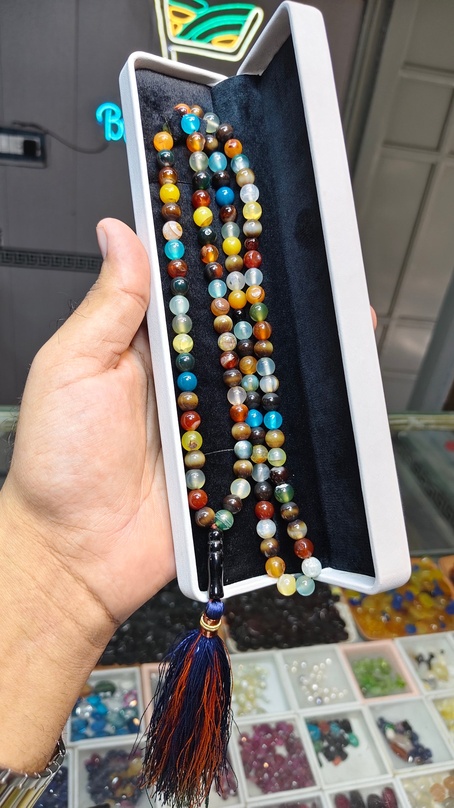 Sulemani Aqeeq Tasbeeh (Original Stone)