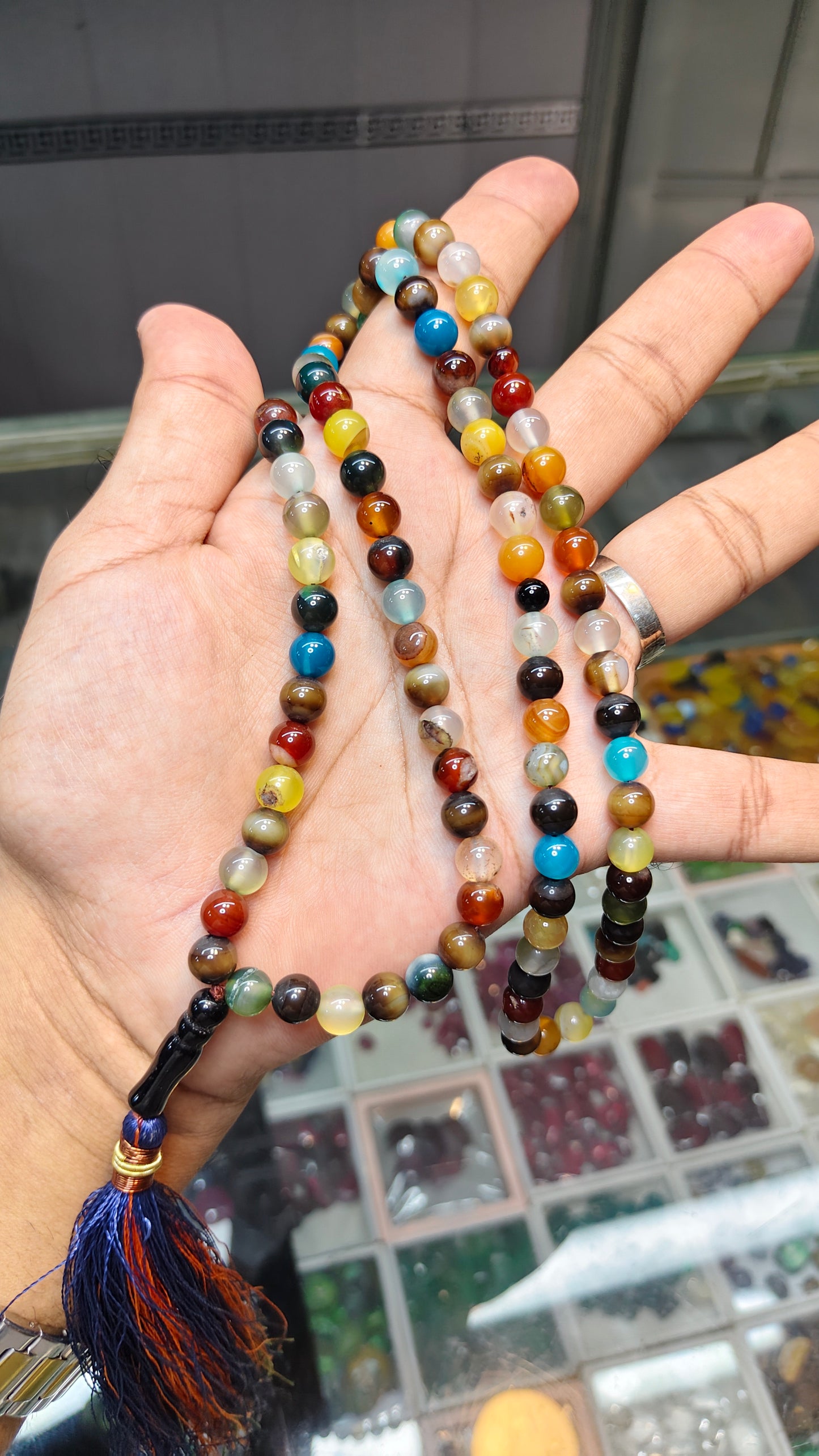 Sulemani Aqeeq Tasbeeh (Original Stone)