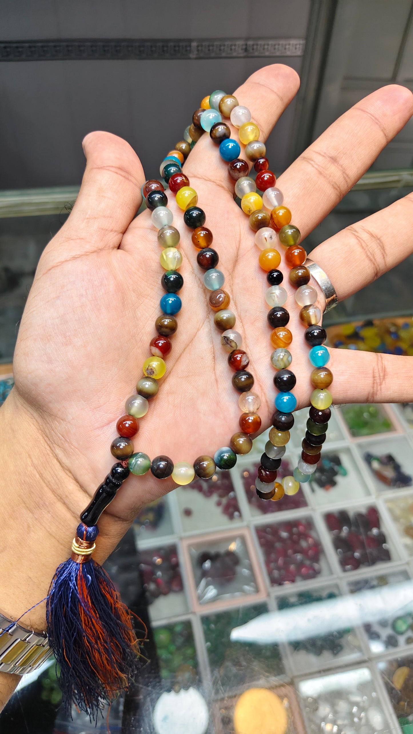 Sulemani Aqeeq Tasbeeh (Original Stone)