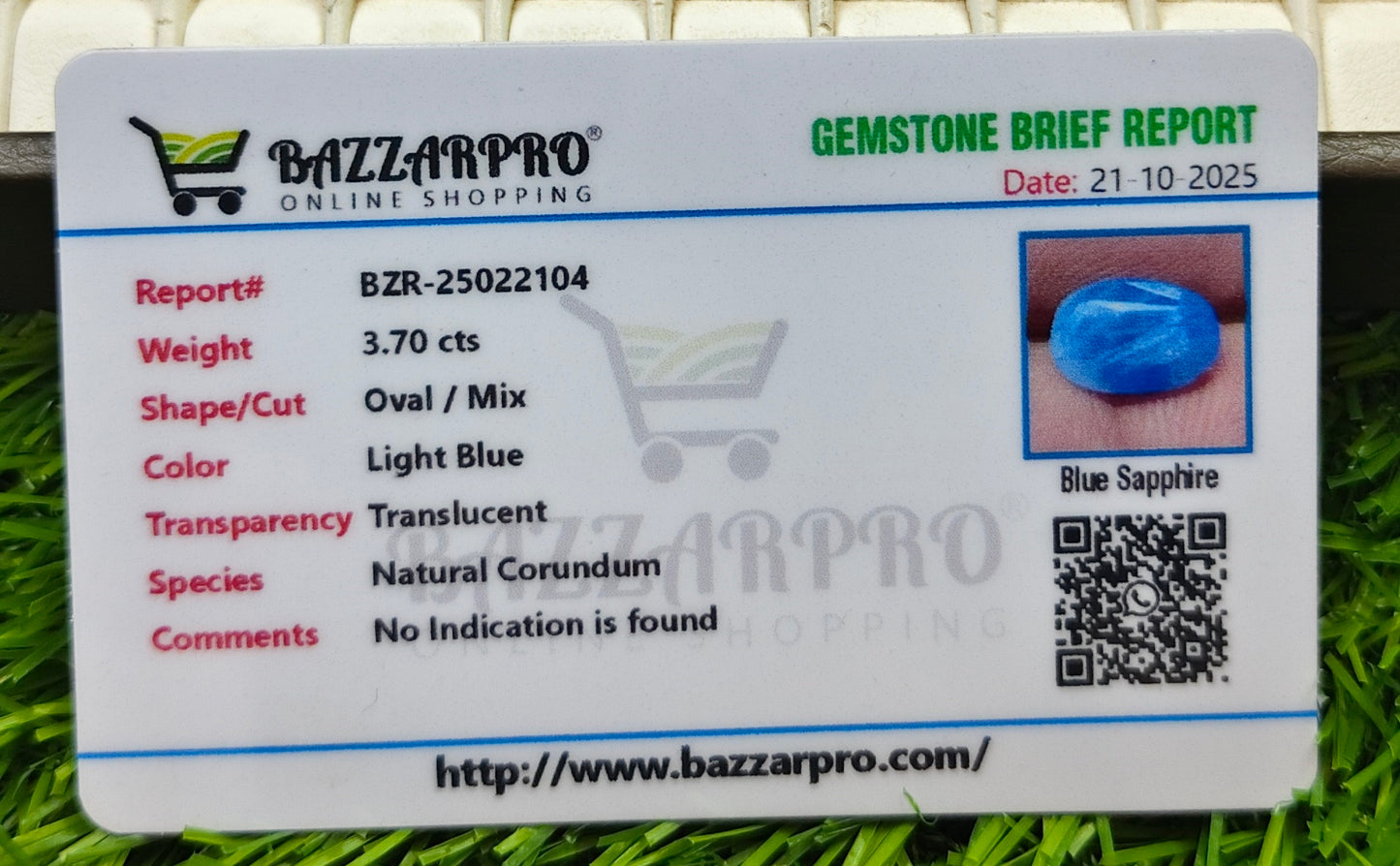 Premium Quality Ceylon Neelam With Lab Certificate