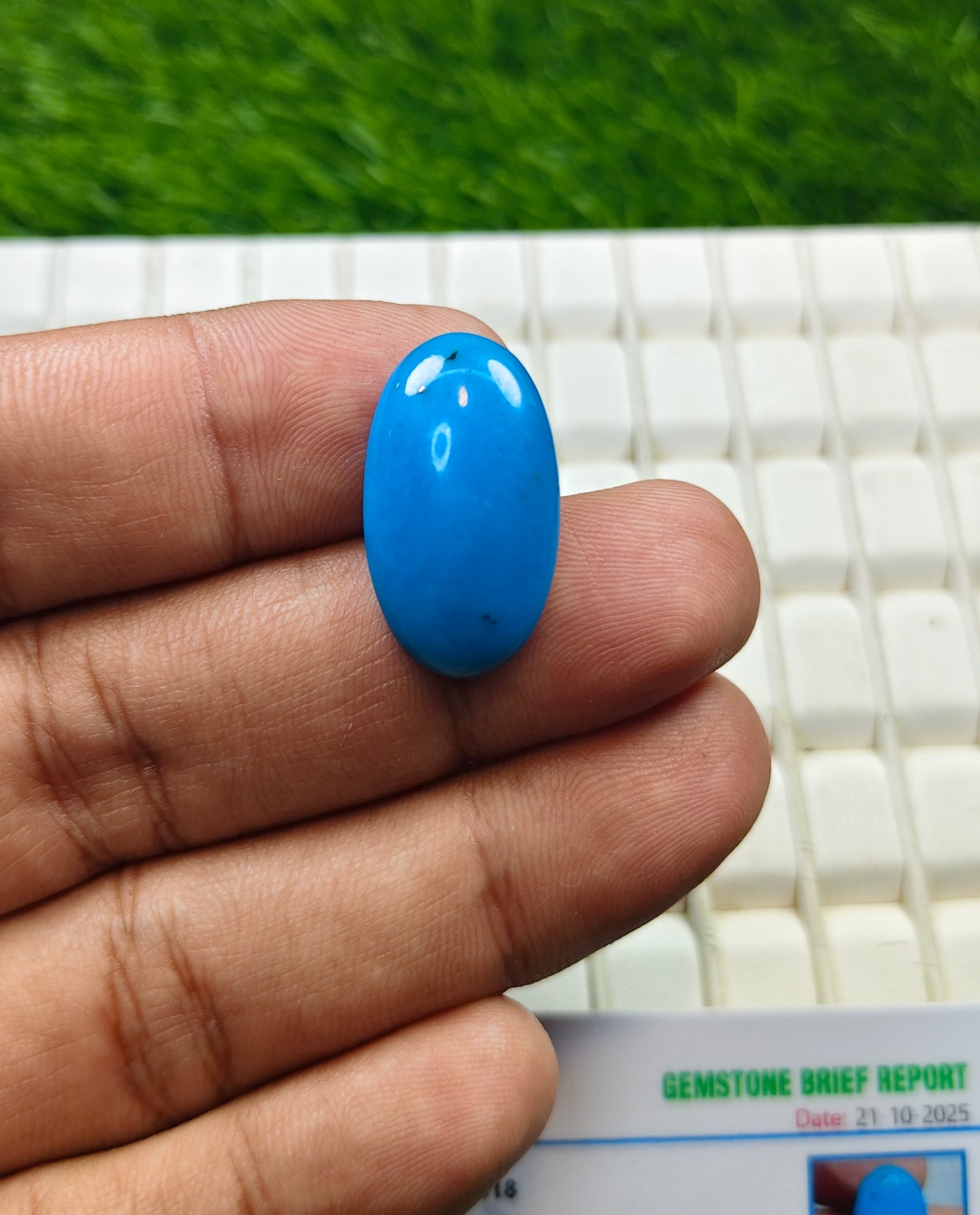 Premium Quality Irani Feroza With Lab Certificate