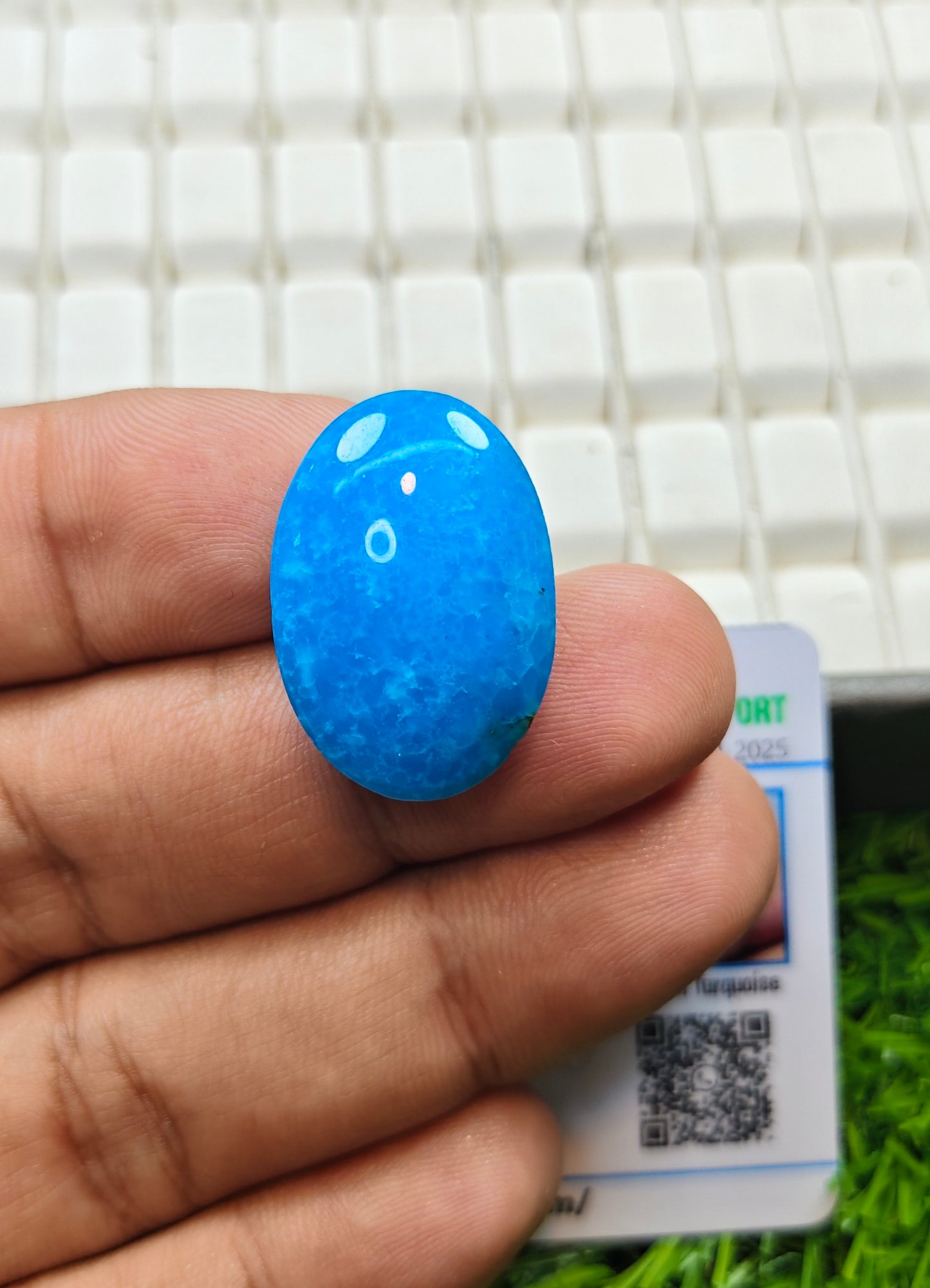 Premium Quality Irani Feroza With Lab Certificate