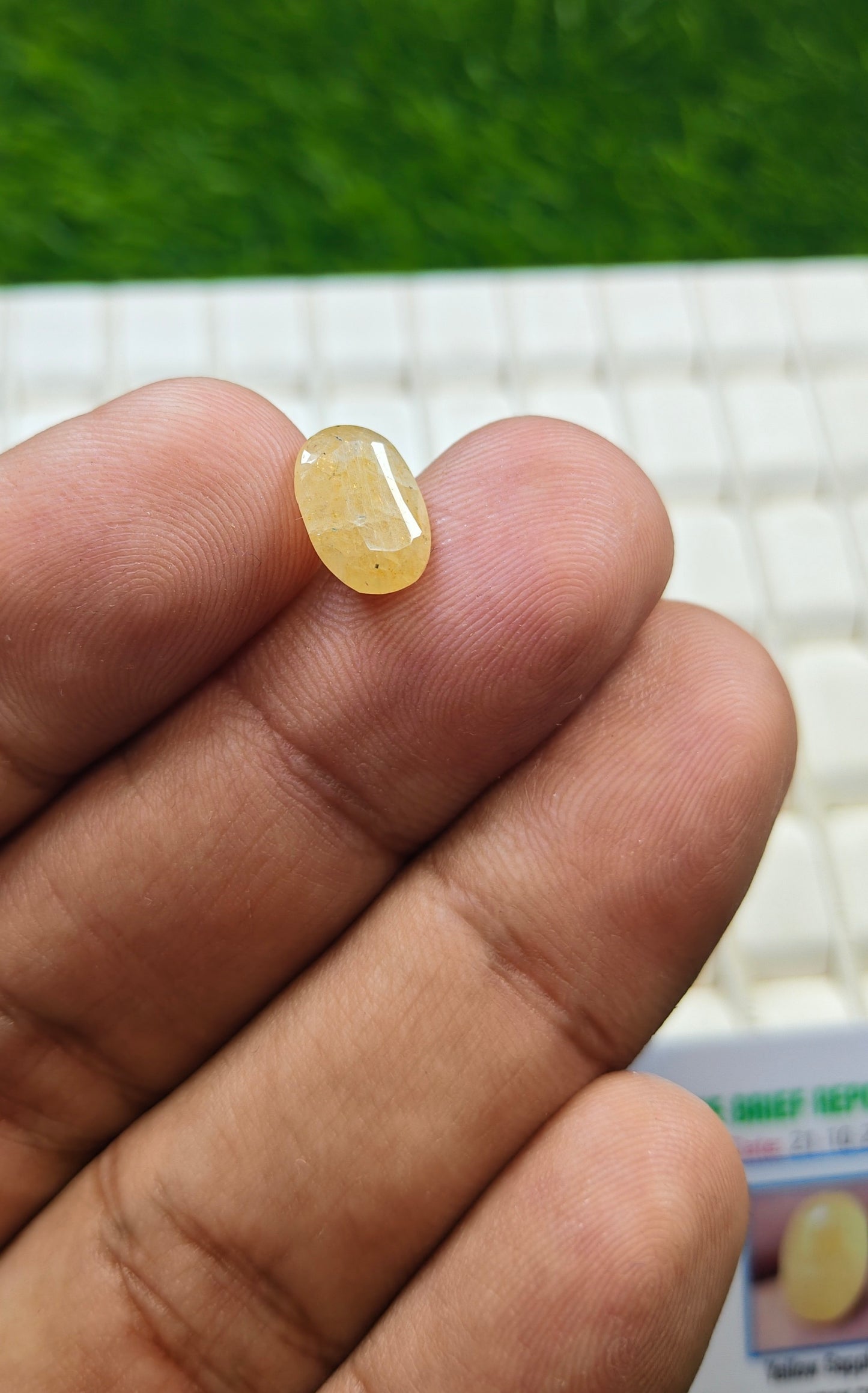 Premium Quality Ceylon Pukhraj With Lab Certificate