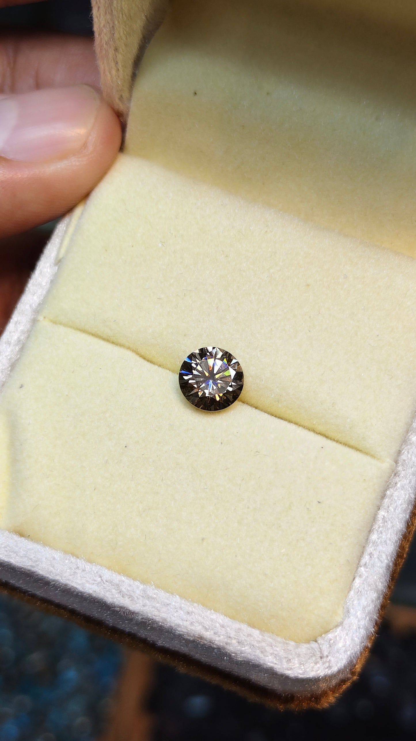 Brown Color Moissanite