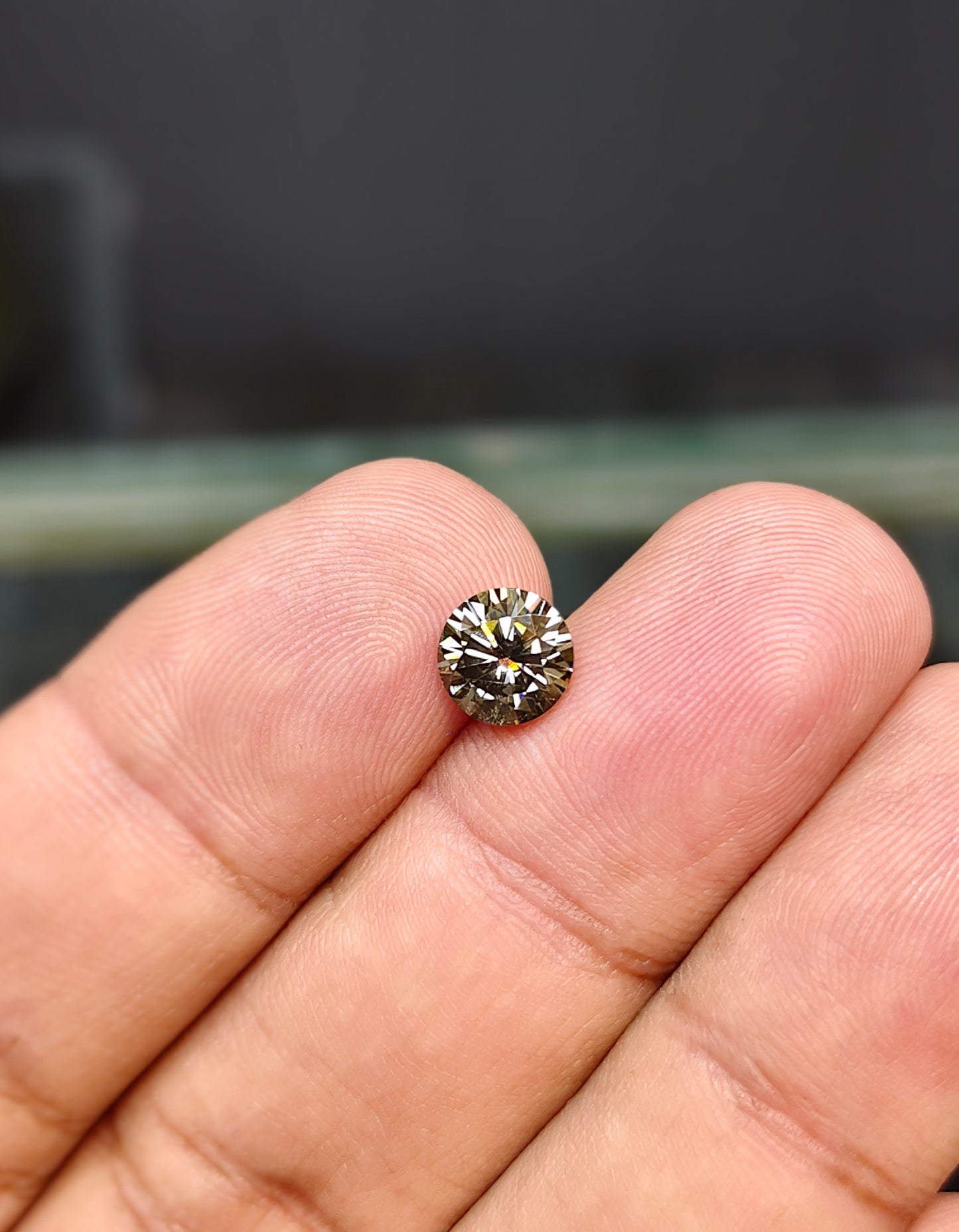 Brown Color Moissanite