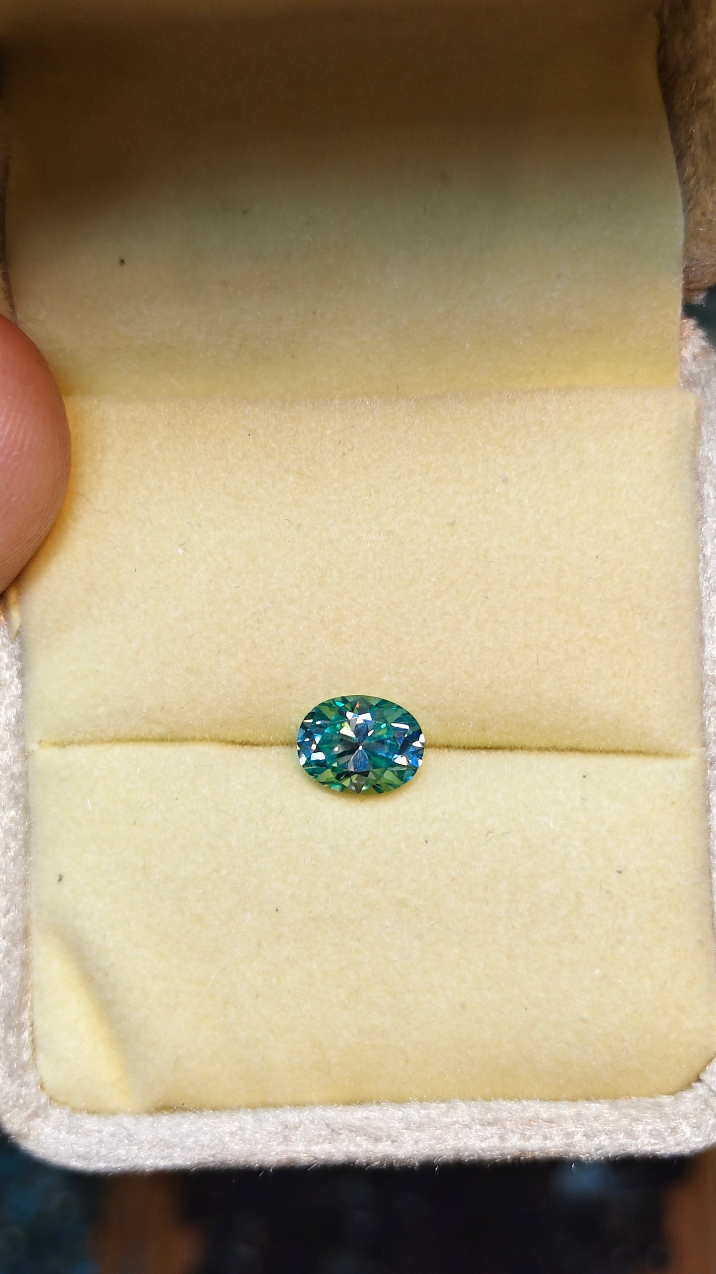 Green Color Moissanite