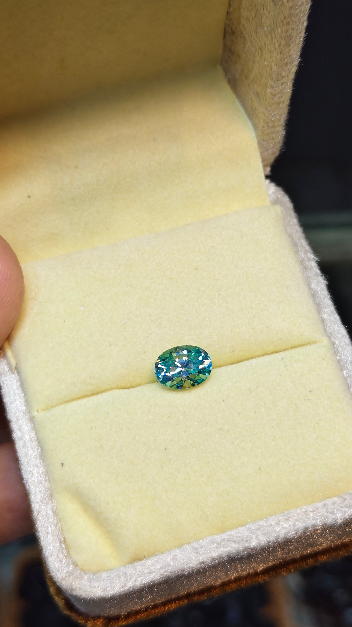 Green Color Moissanite