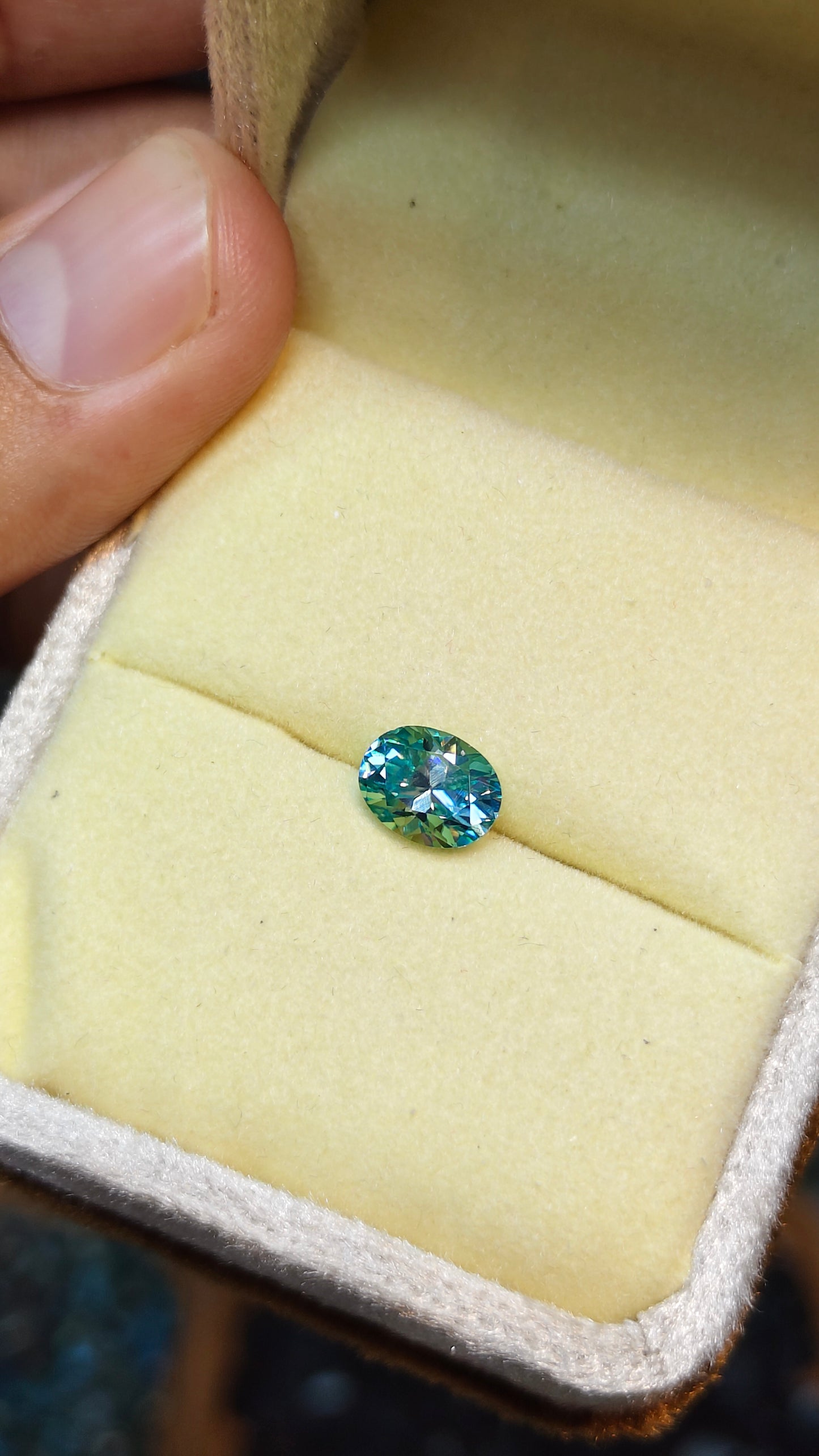 Green Color Moissanite