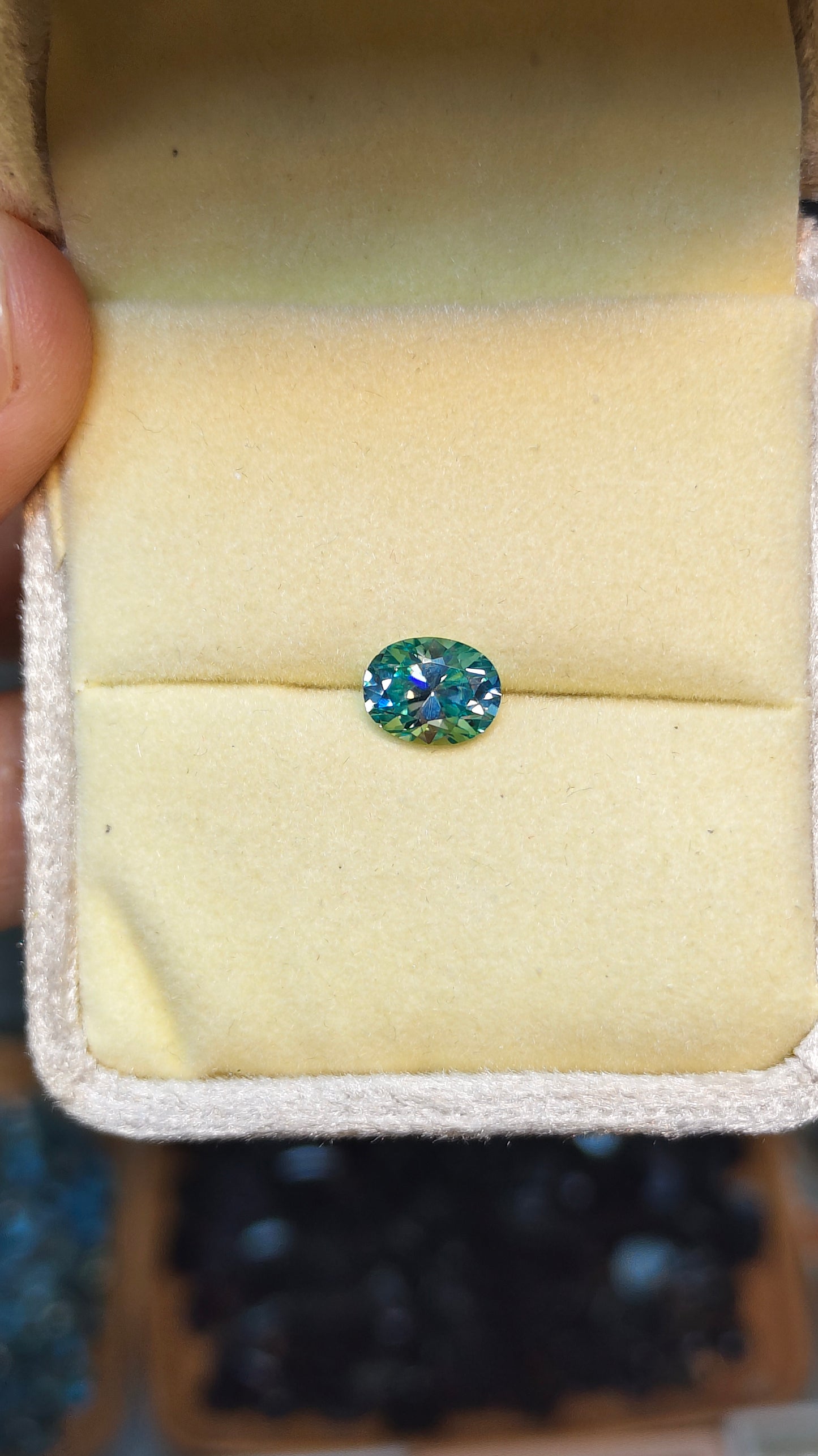 Green Color Moissanite