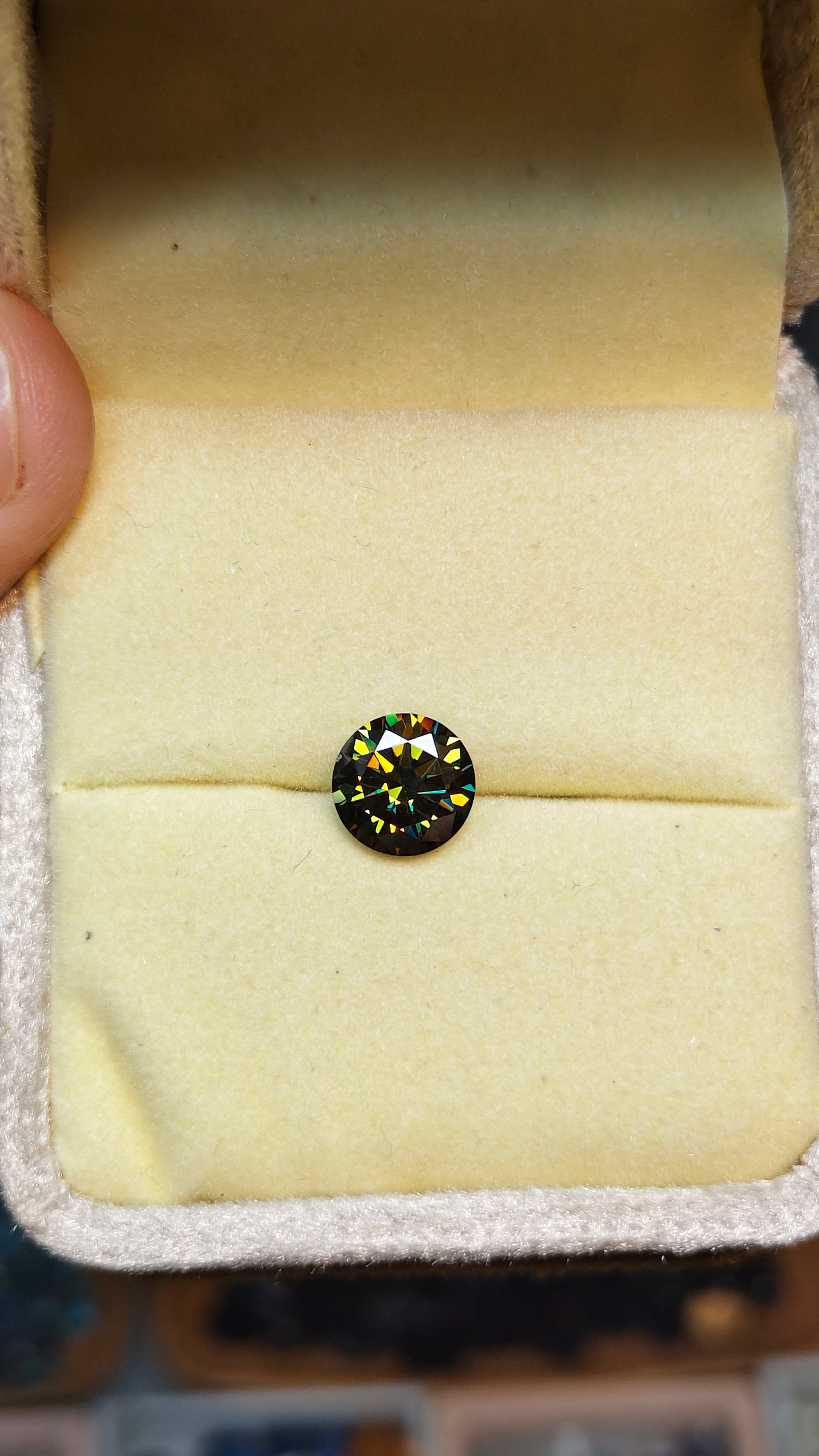 Green Color Moissanite