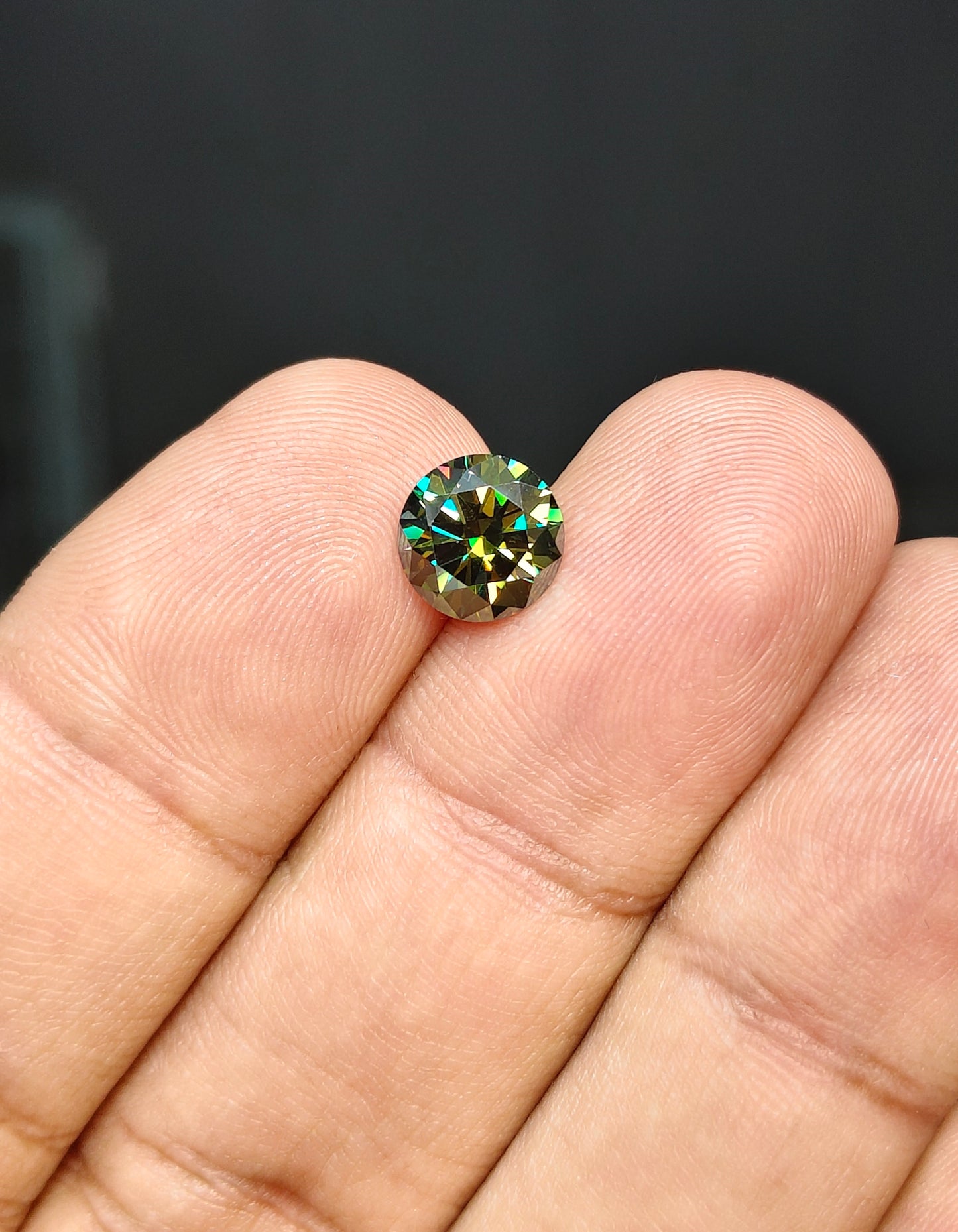 Green Color Moissanite