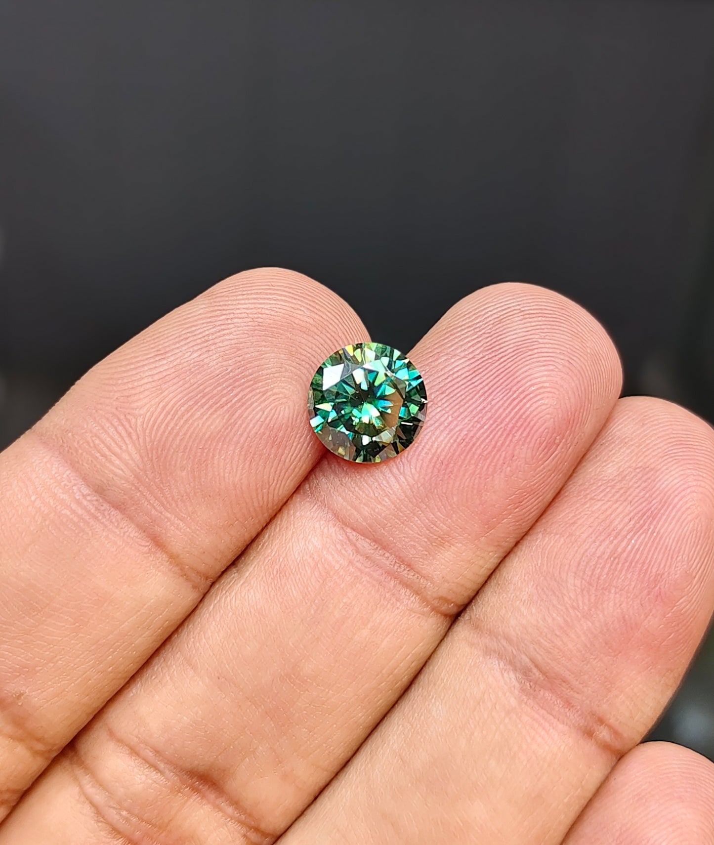 Green Color Moissanite