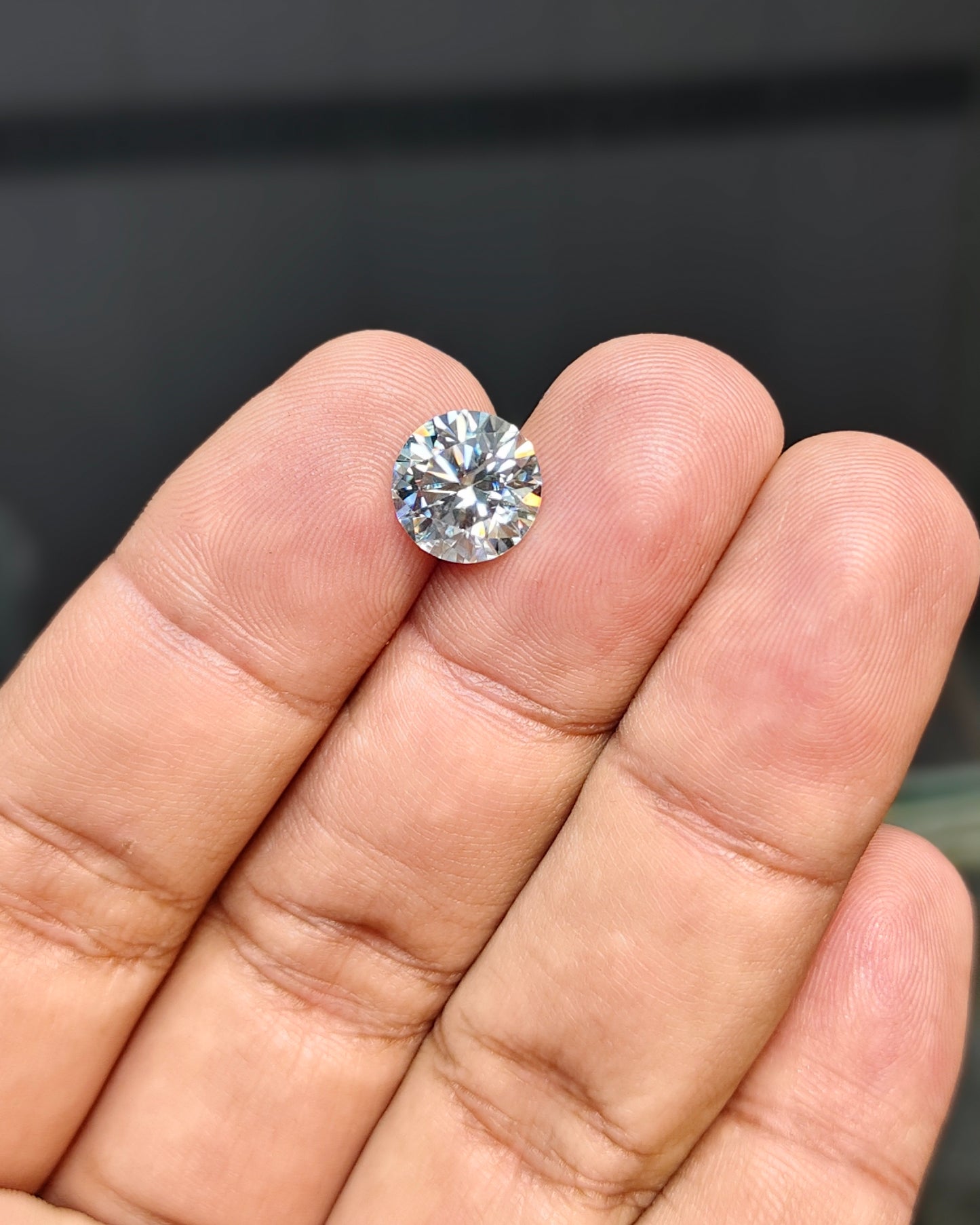 White Moissanite