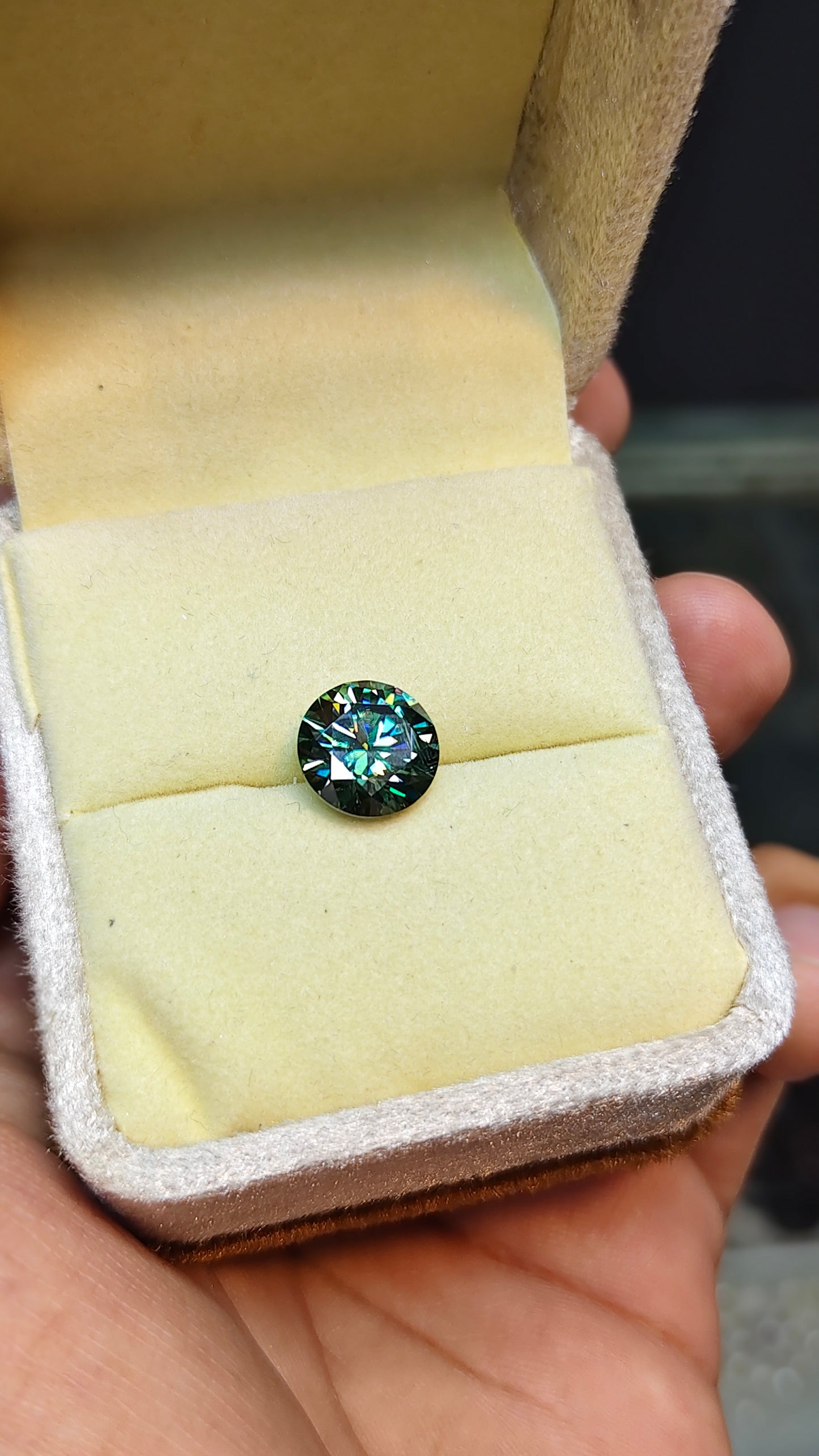 Green Color Moissanite