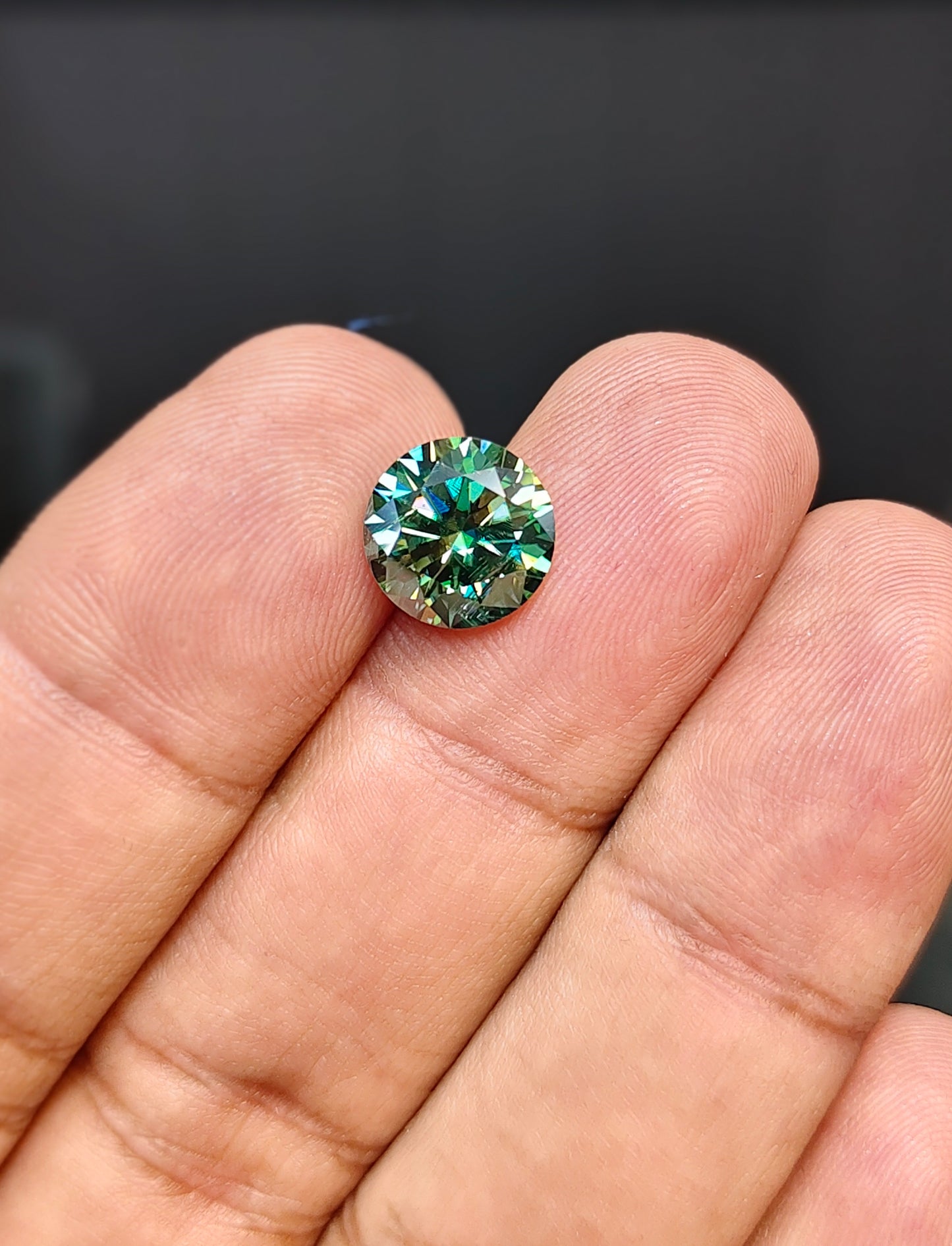 Green Color Moissanite