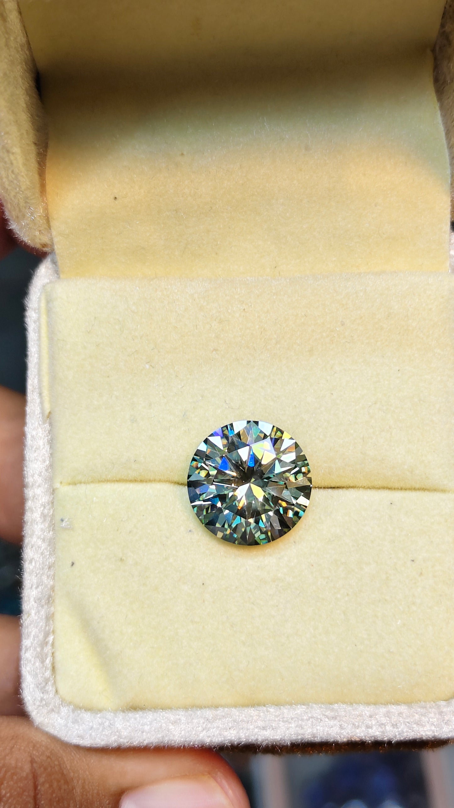 Green Color Moissanite