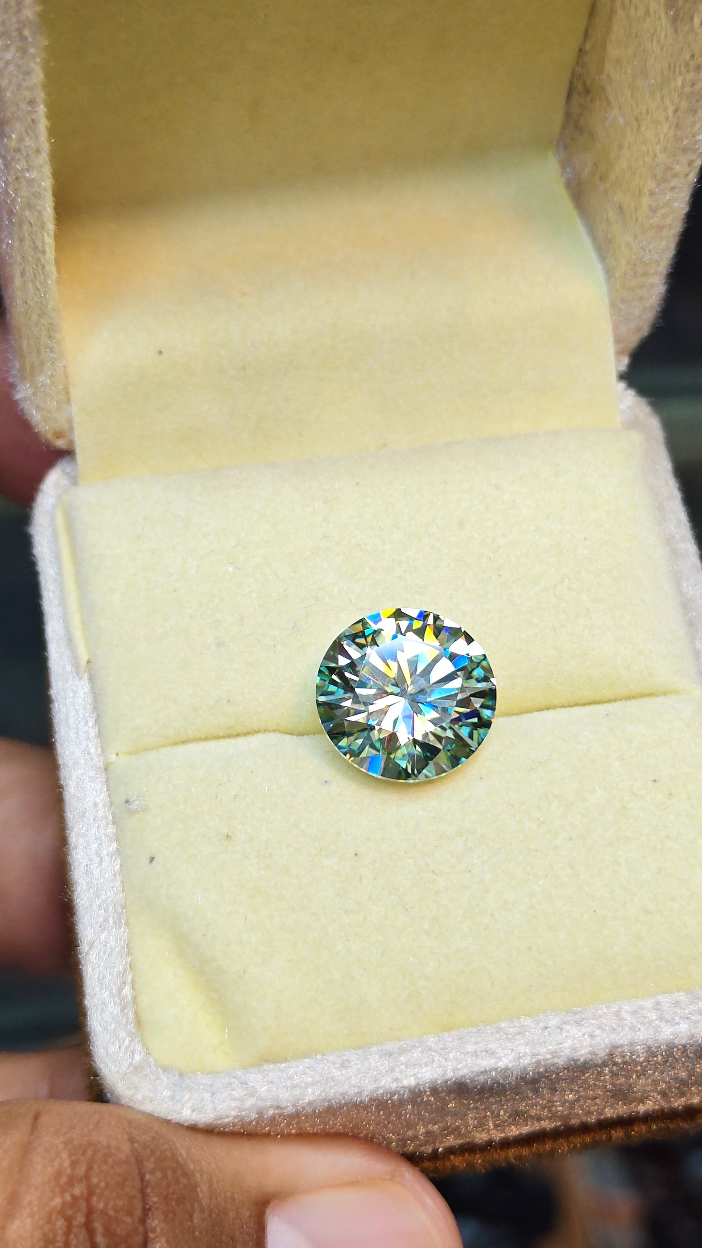 Green Color Moissanite