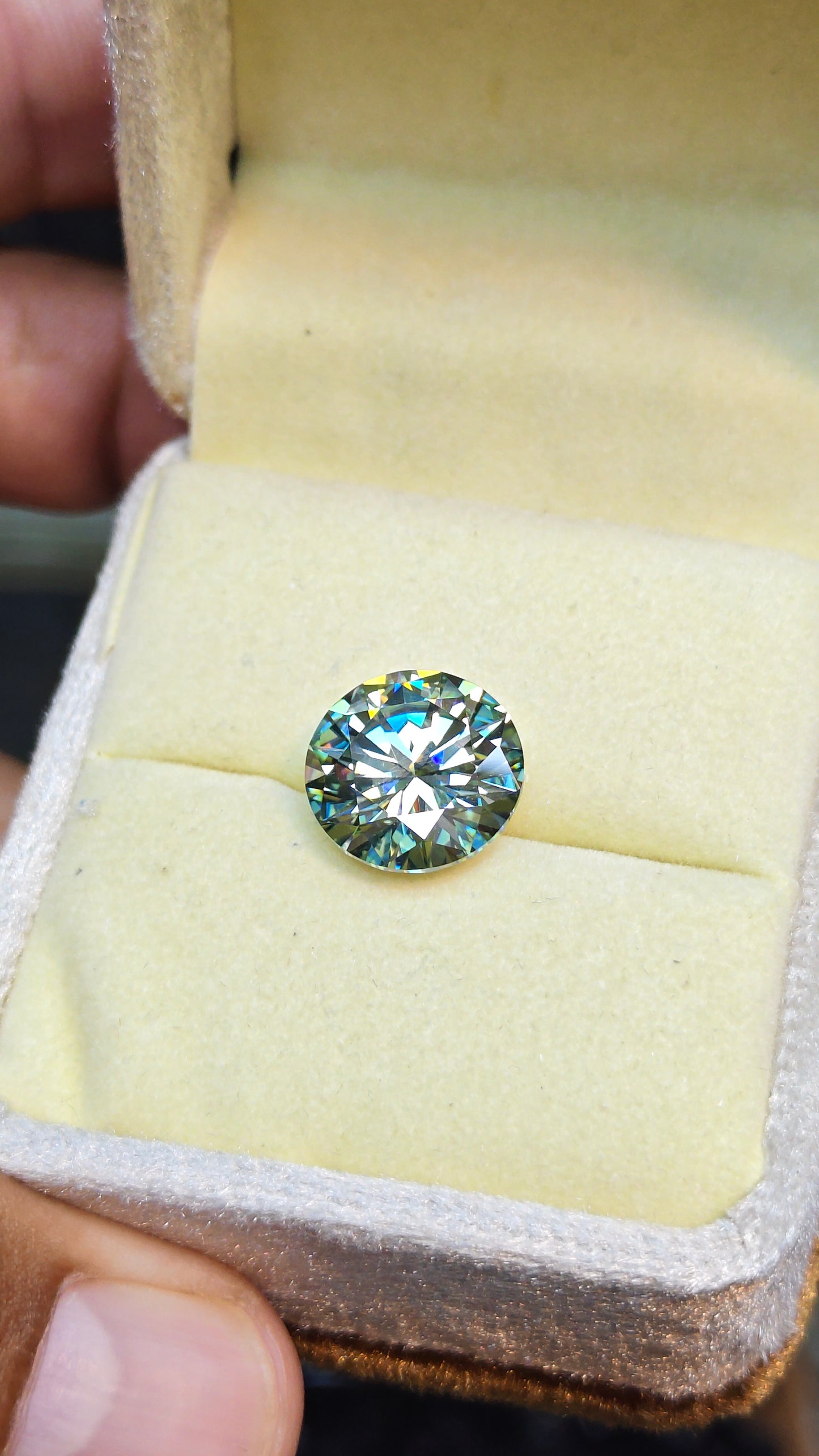 Green Color Moissanite