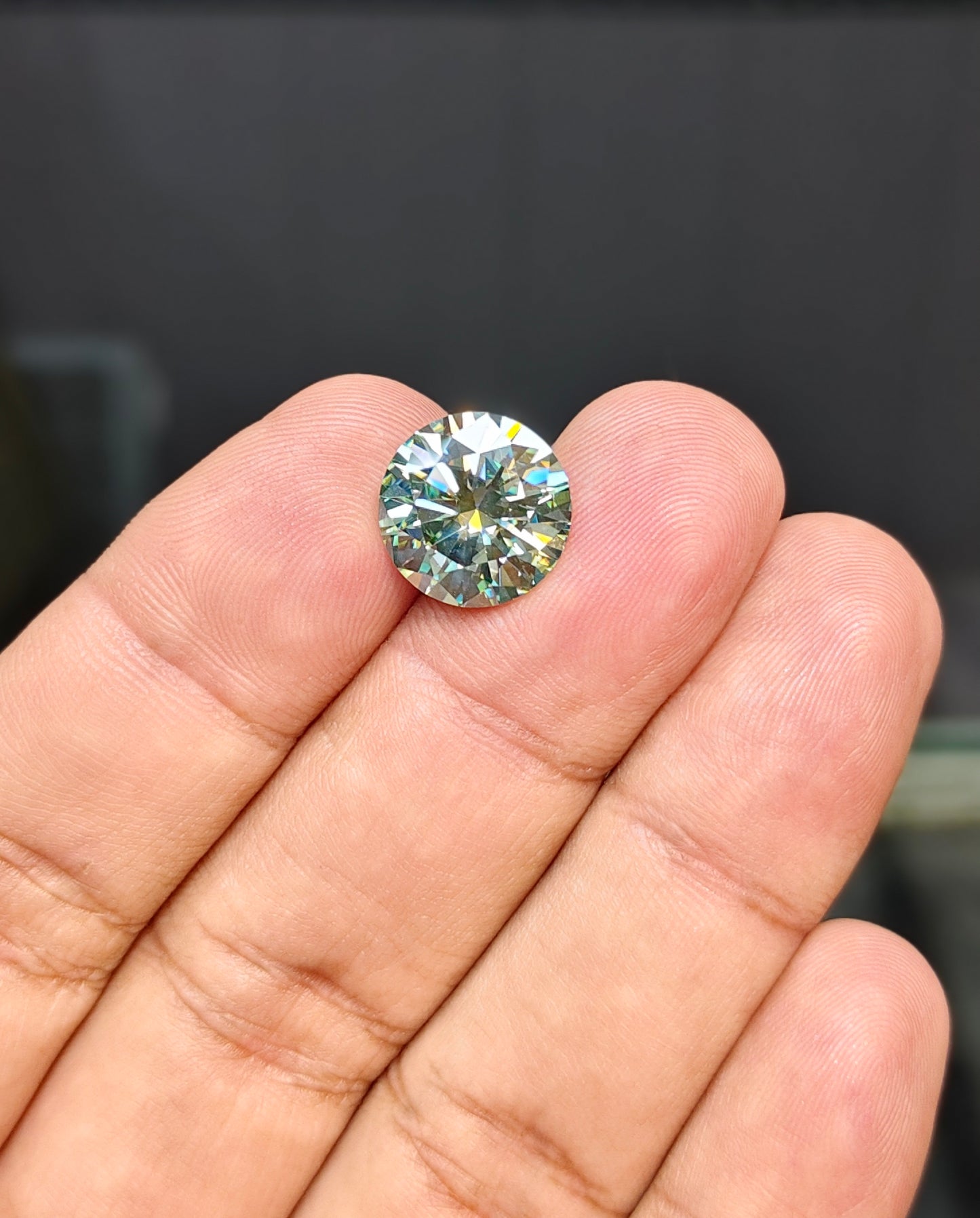 Green Color Moissanite
