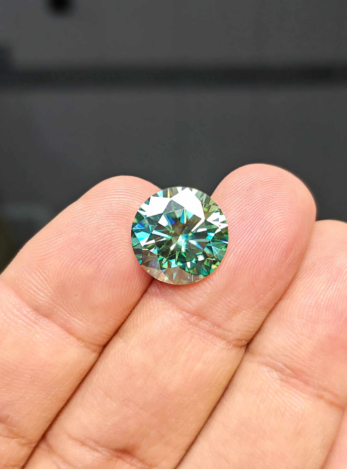 Green Color Moissanite