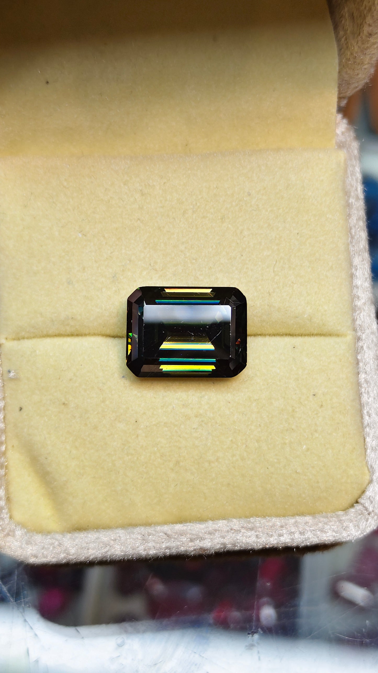 Green Color Moissanite