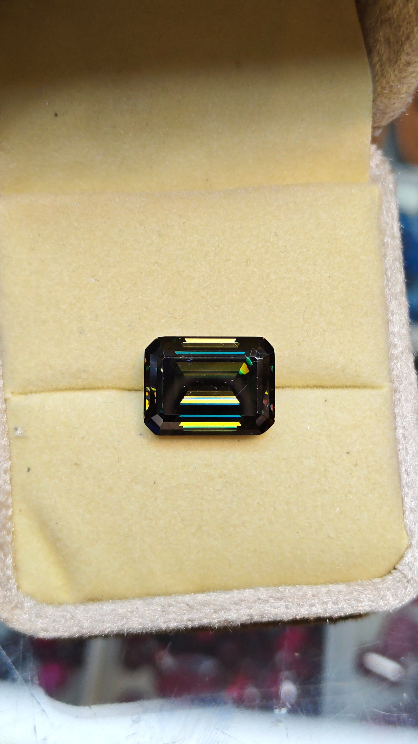 Green Color Moissanite