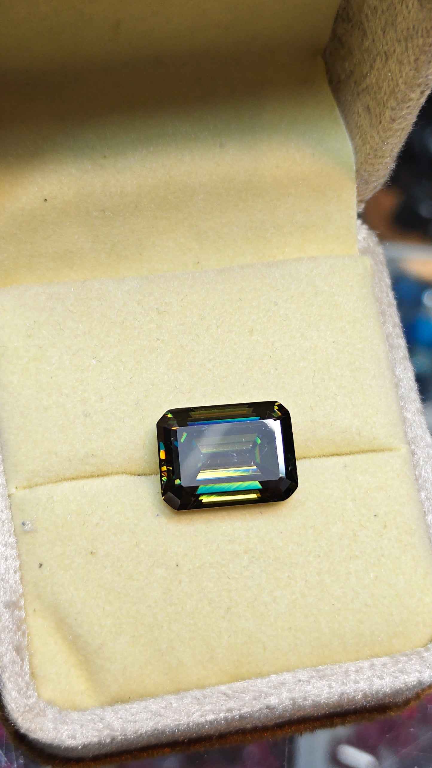 Green Color Moissanite