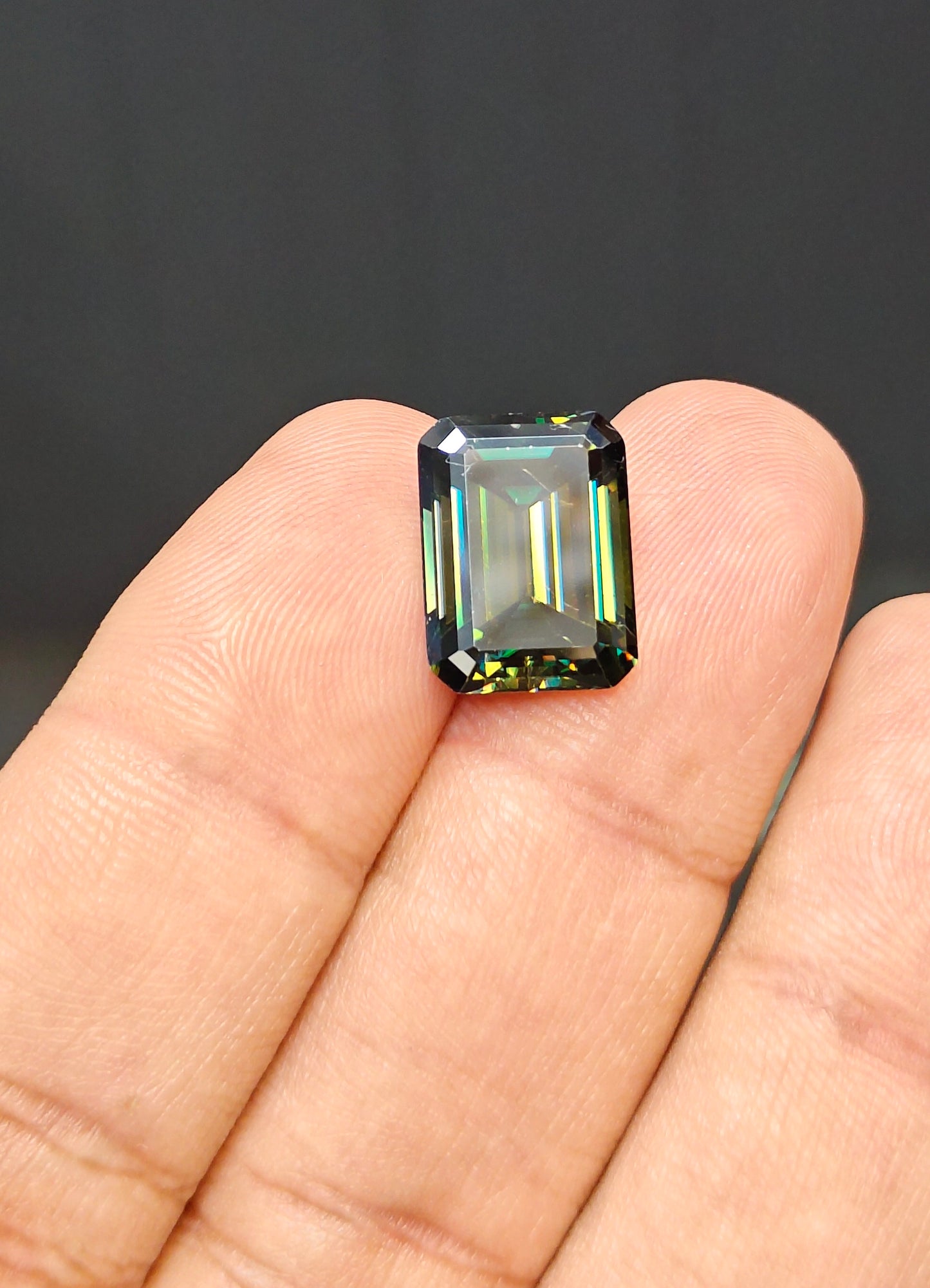 Green Color Moissanite