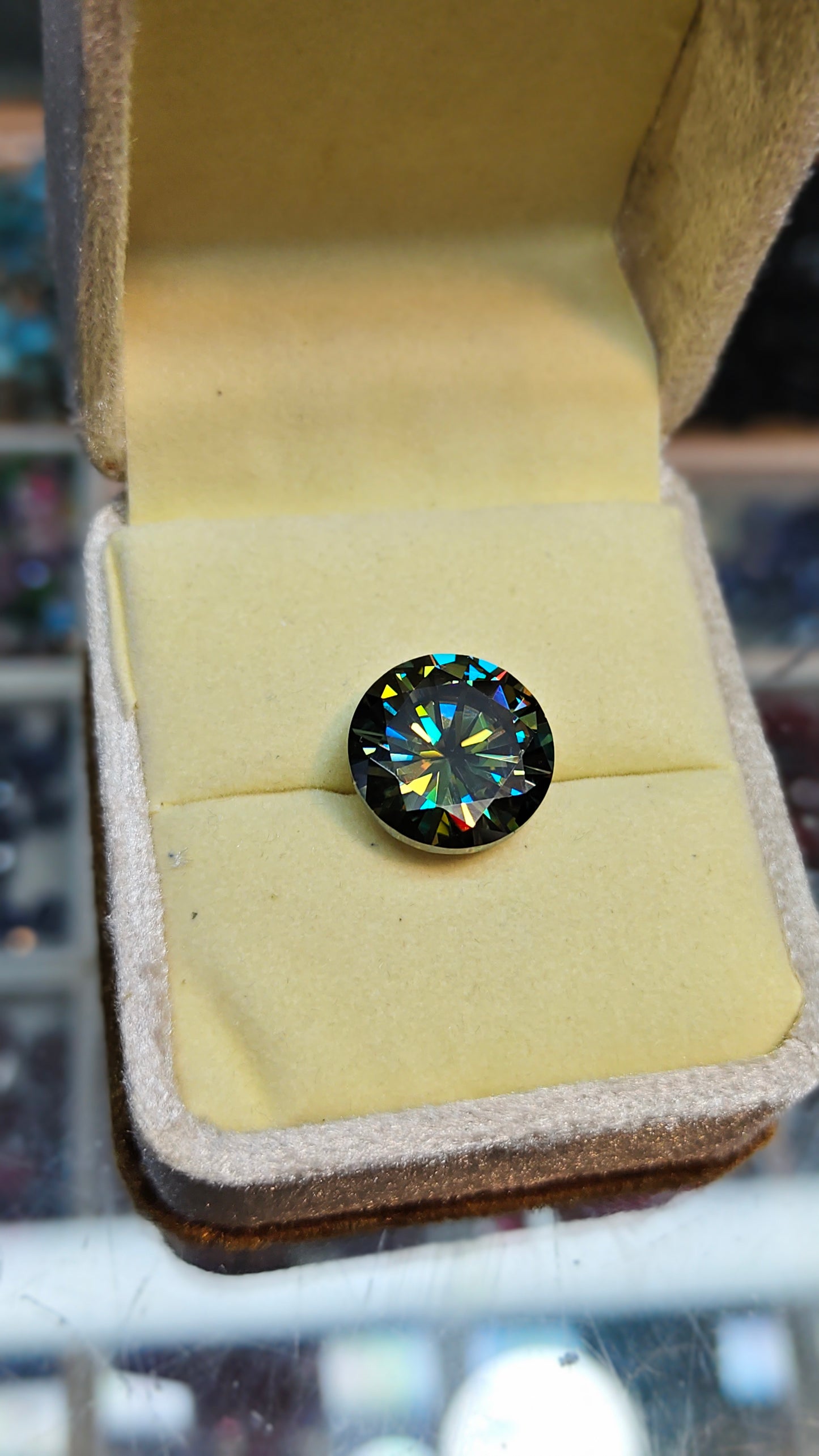 Green Color Moissanite