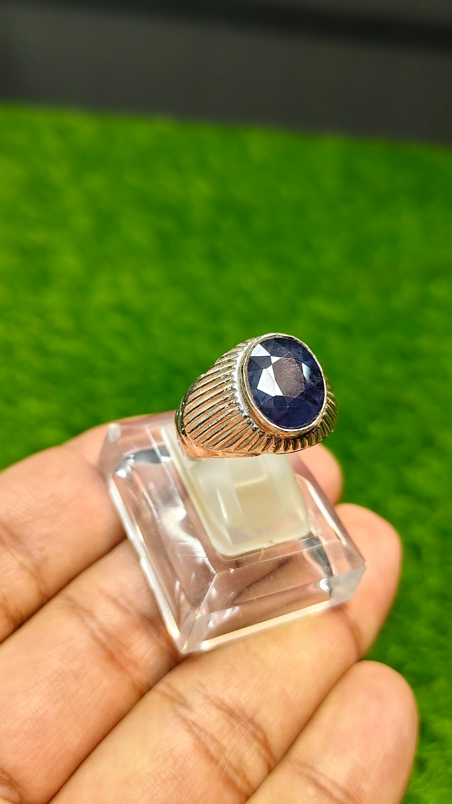 Royal Blue Sapphire Ring