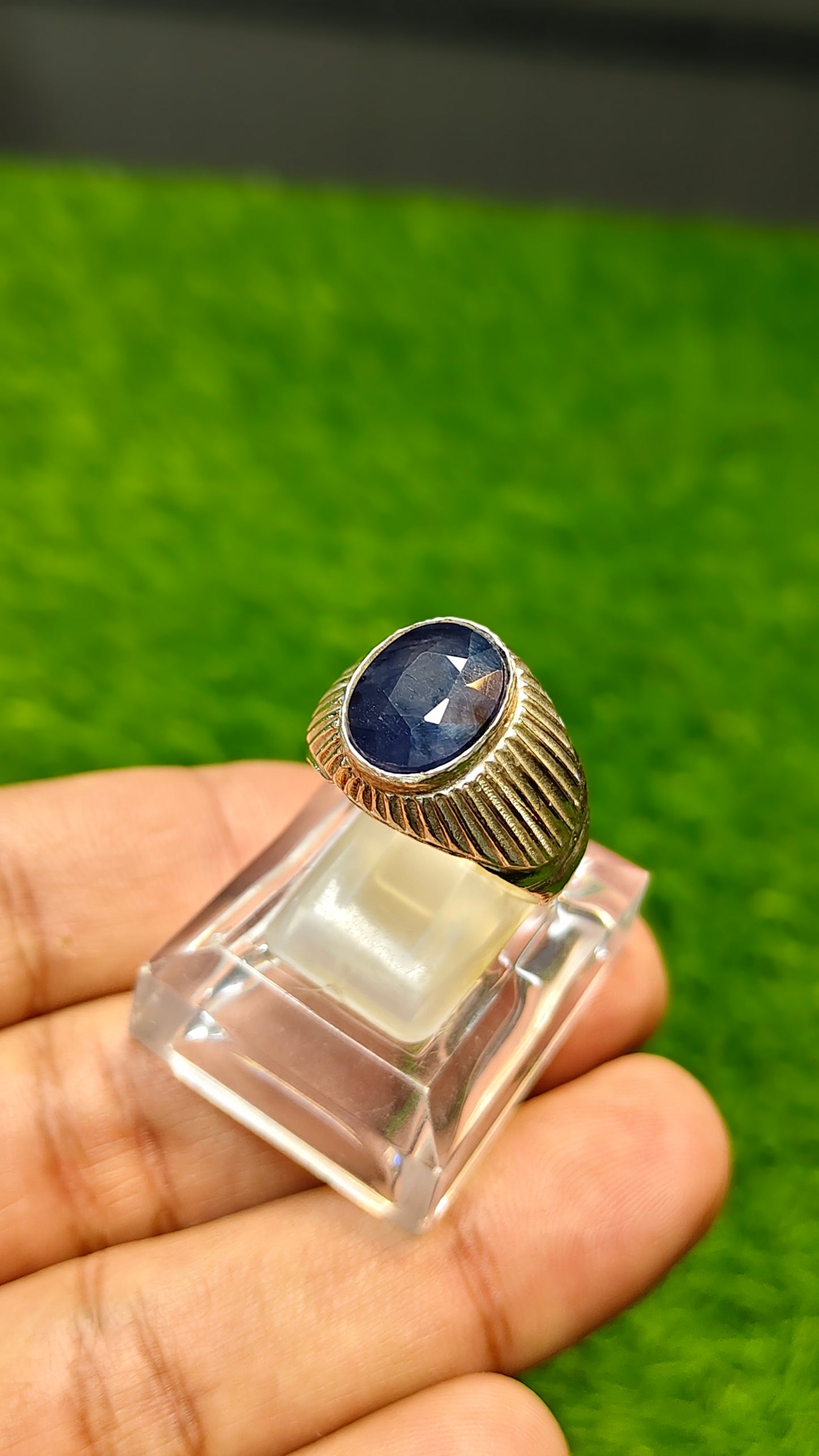Royal Blue Sapphire Ring