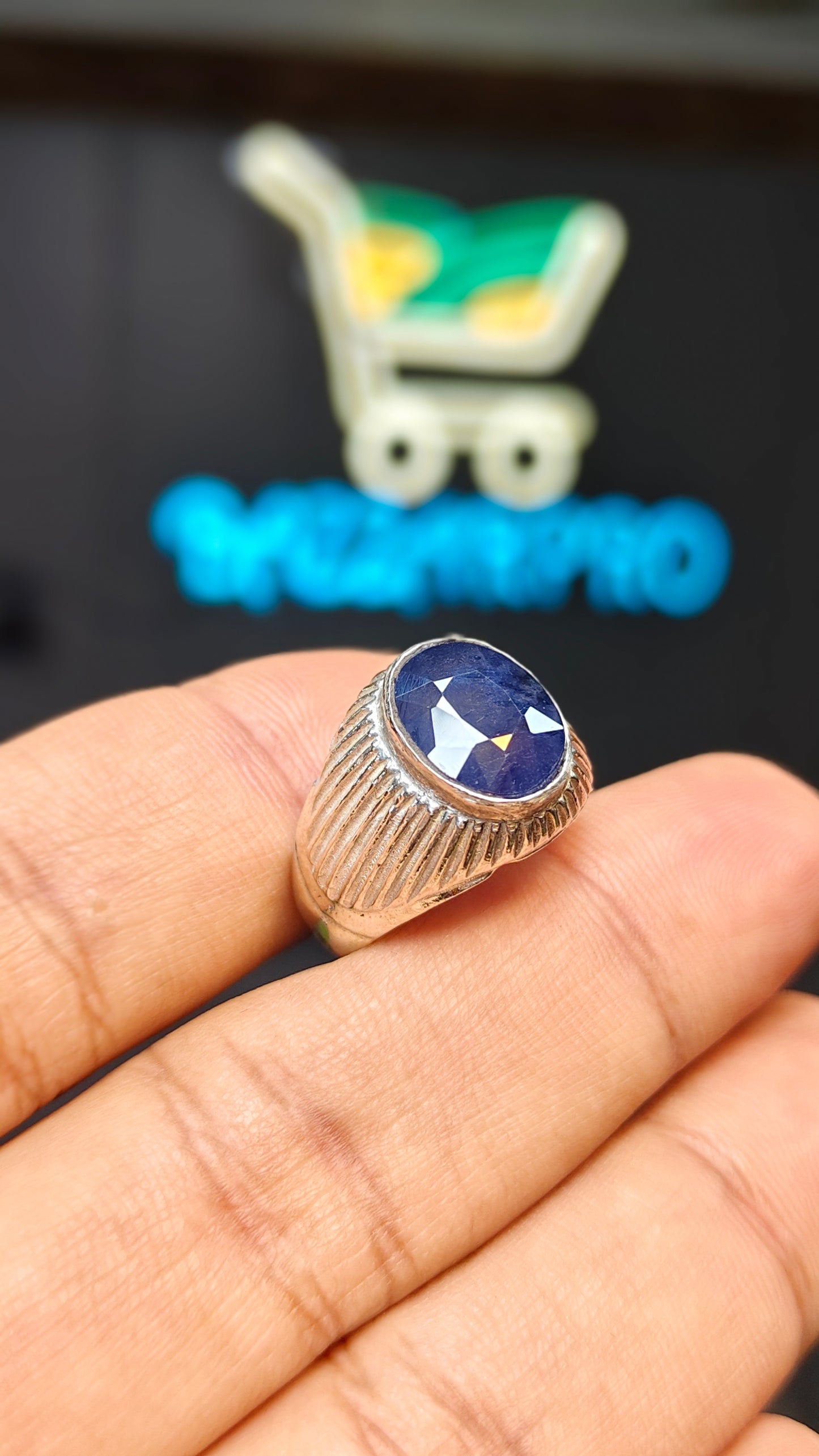 Royal Blue Sapphire Ring