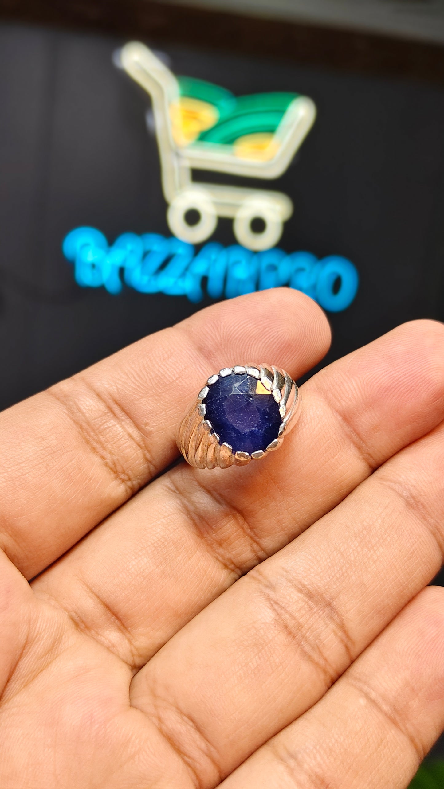 Premium Quality Neelam Ring